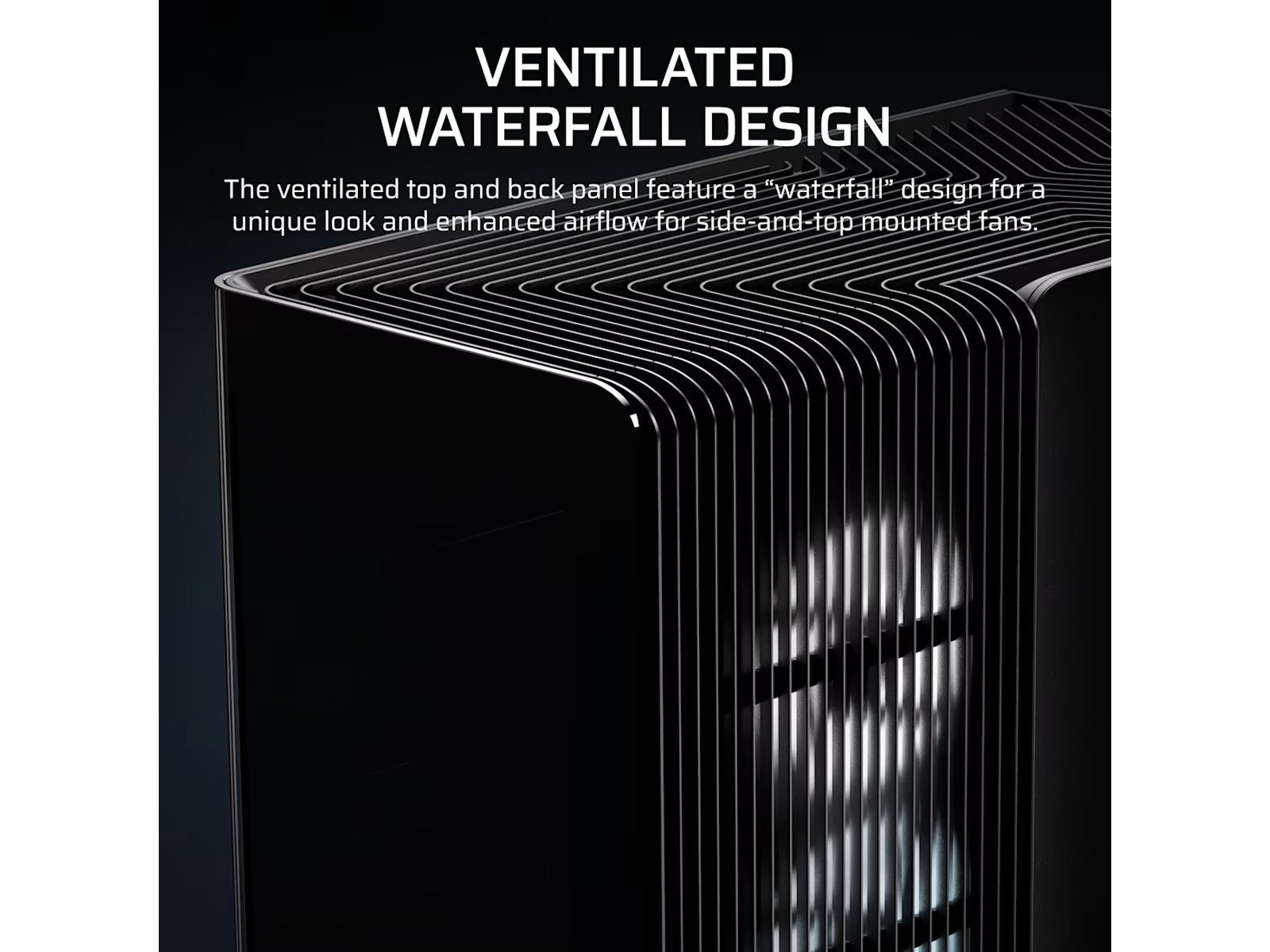 Corsair FRAME 4500X LX-R RGB Mid Tower (svart) Midi tower