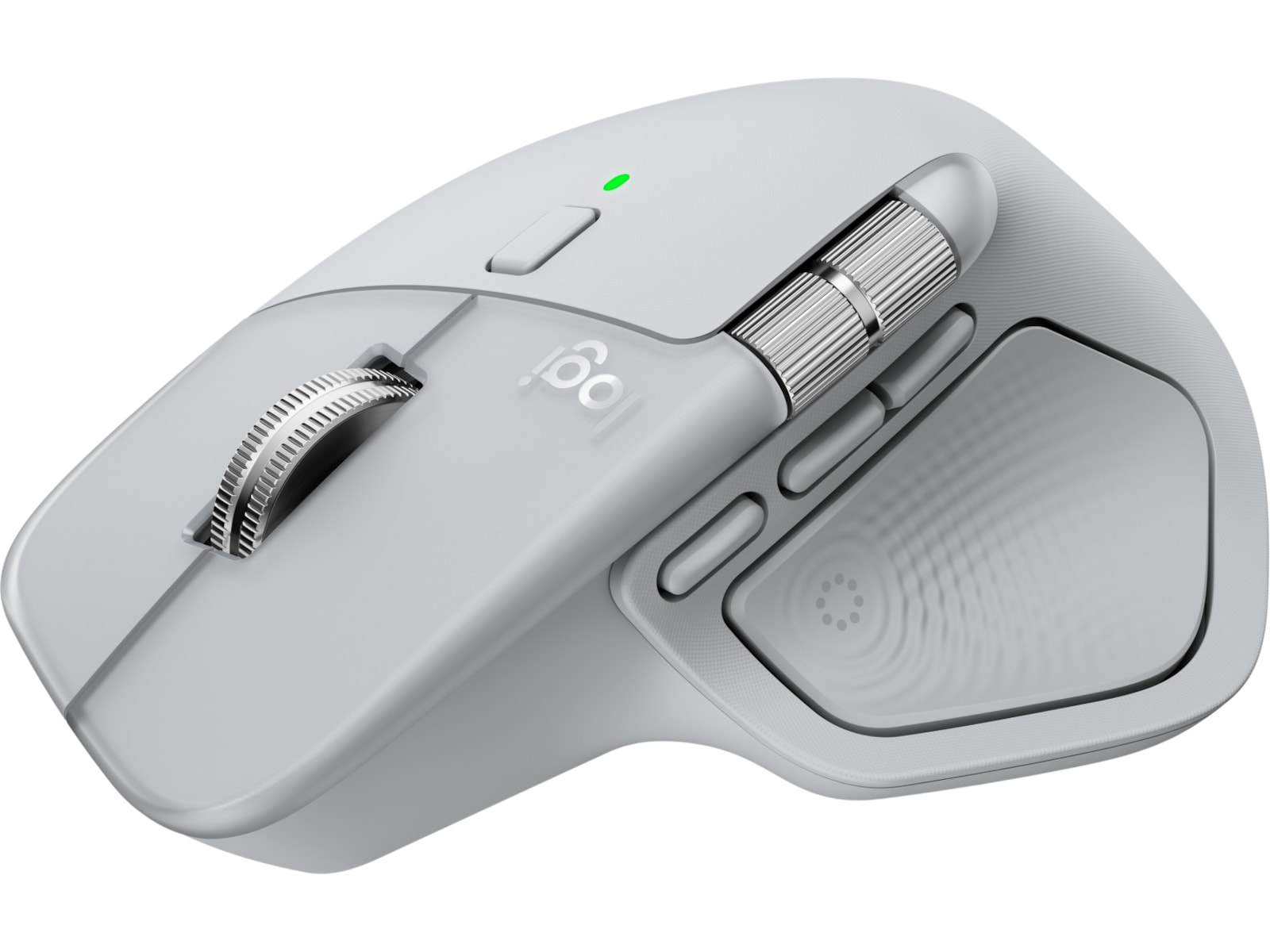 Logitech MX Master 4 Trådlös Ergonomisk Mus (ljusgrå) Mus