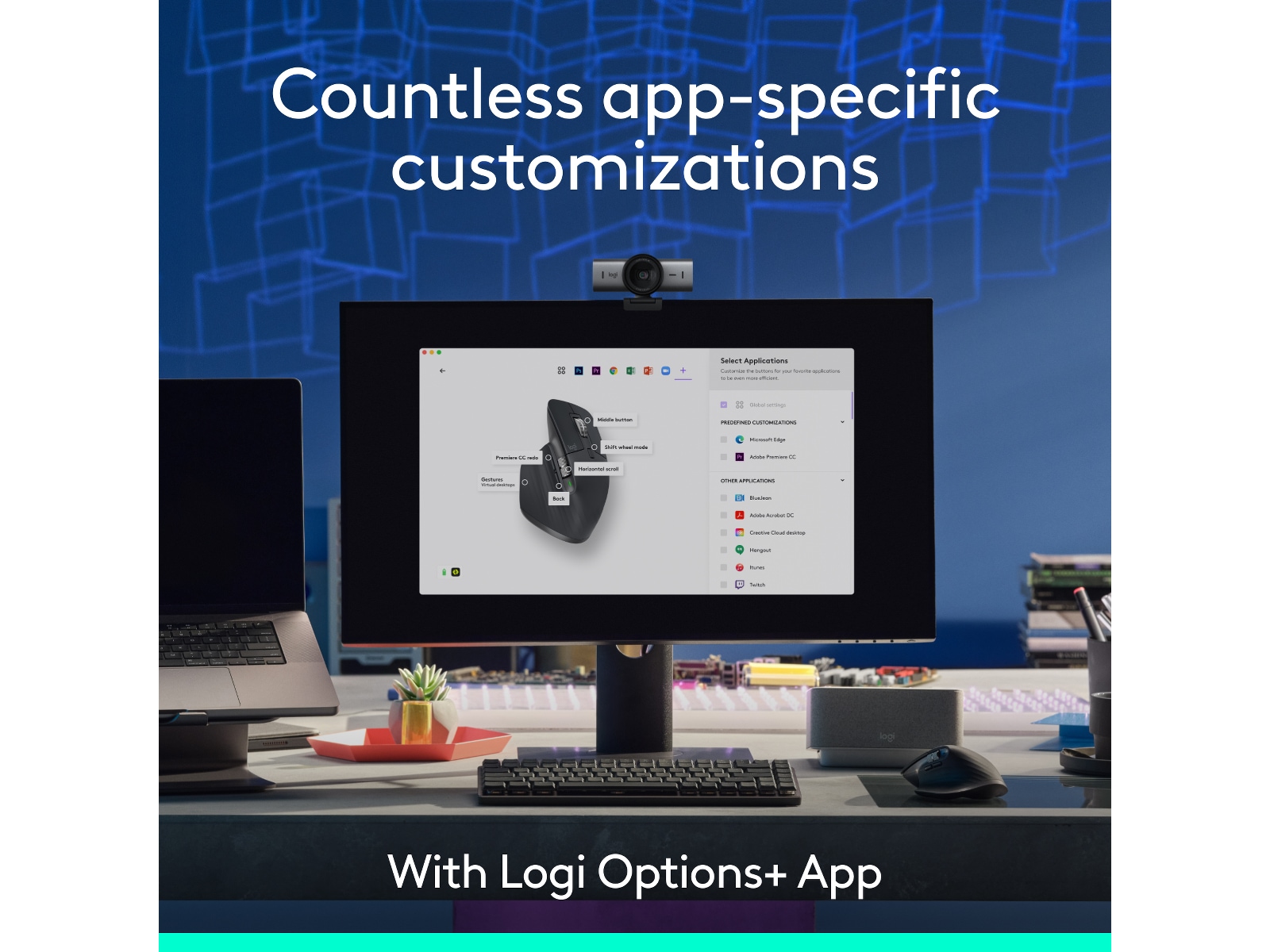 Logitech MX Master 3S Trådlös Mus Mus