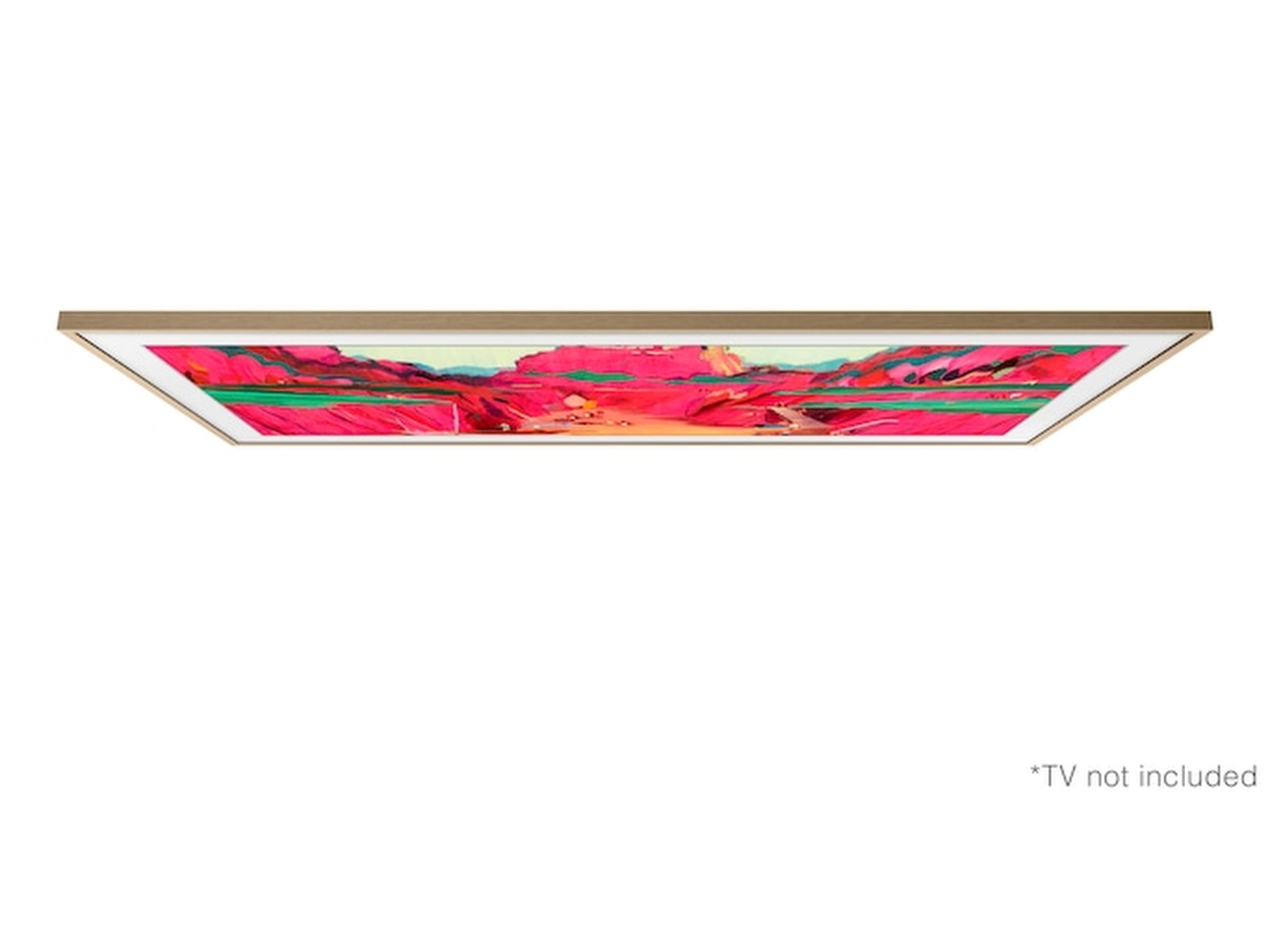 Samsung 65" ram till The Frame och The Frame Pro (2021-2025, Beige Wood) TV-ram & tillbehör