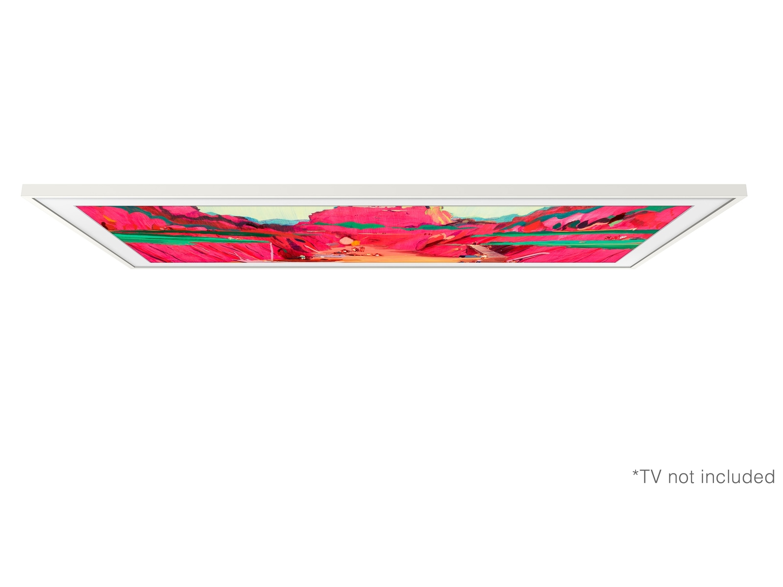 Samsung 65" ram till The Frame och The Frame Pro (2021-2025, Vit) TV-ram & tillbehör