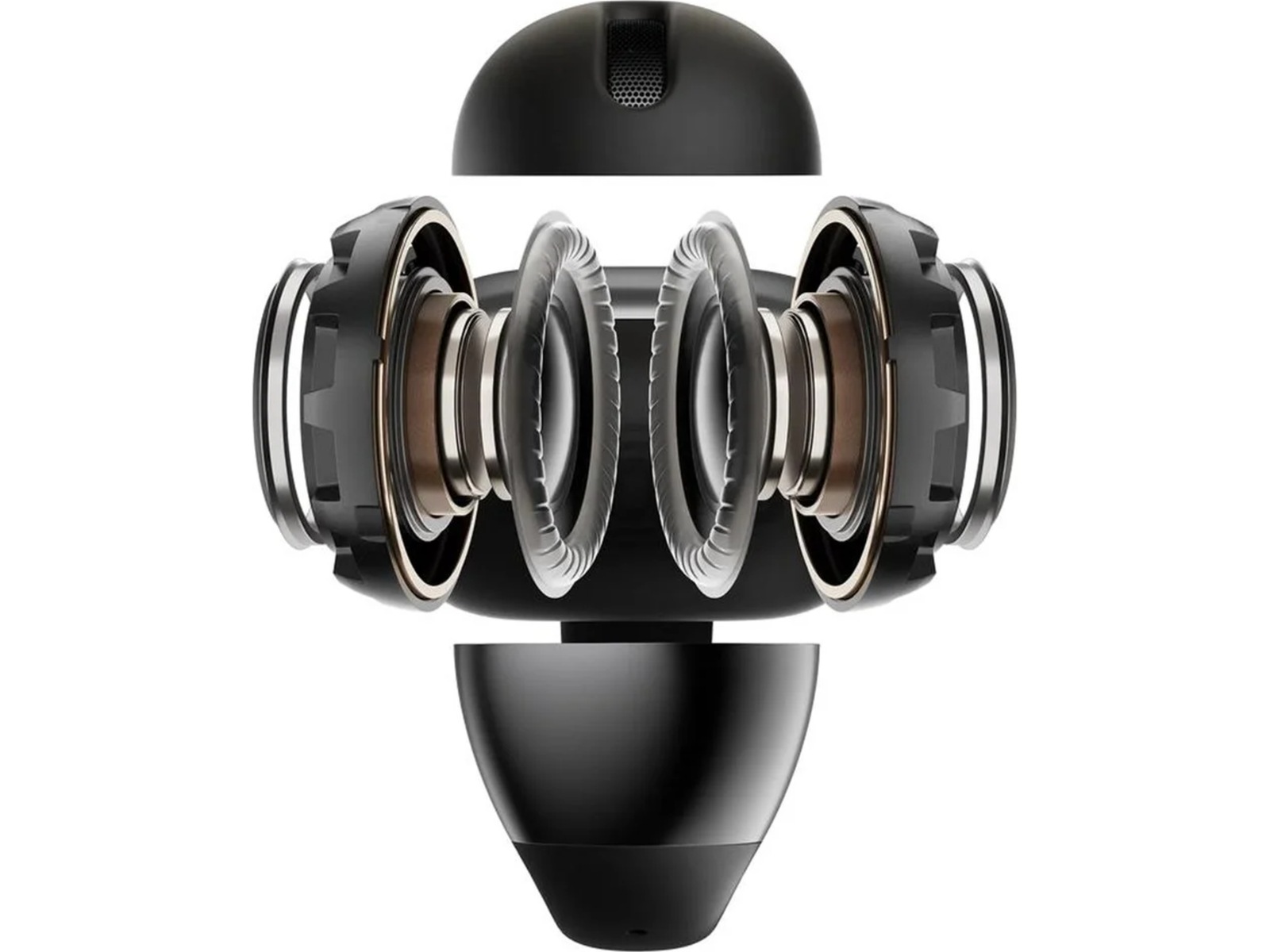 SHOKZ OpenDots Trådlösa öppna hörlurar, half In-Ear (svart) In-ear hörlurar