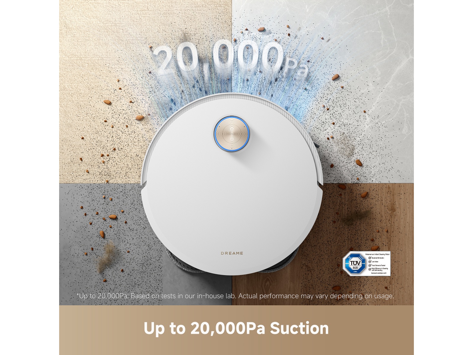 Dreame X50 Ultra Robotdammsugare (vit) Robotdammsugare