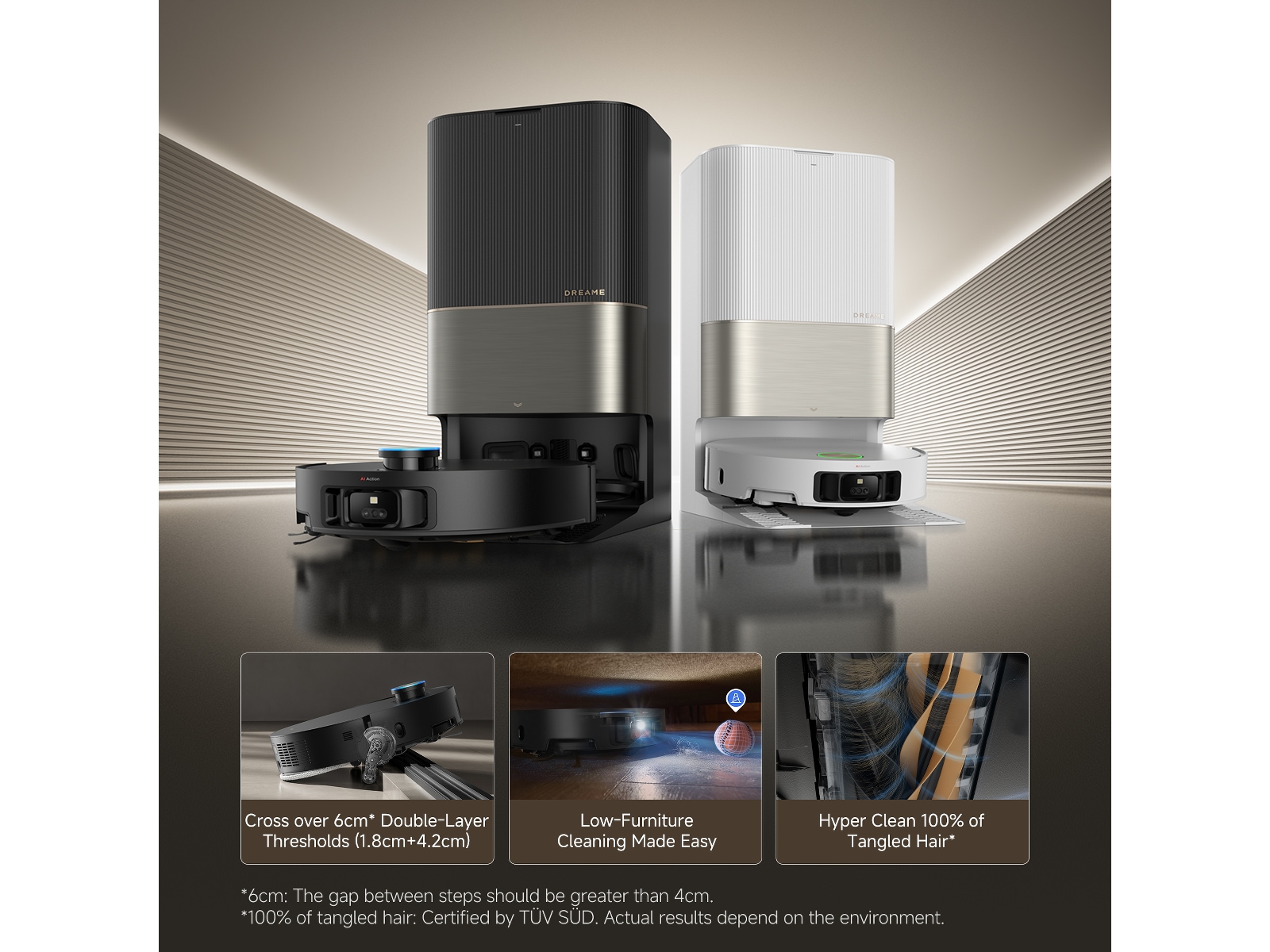 Dreame X50 Ultra Robotdammsugare (svart) Robotdammsugare