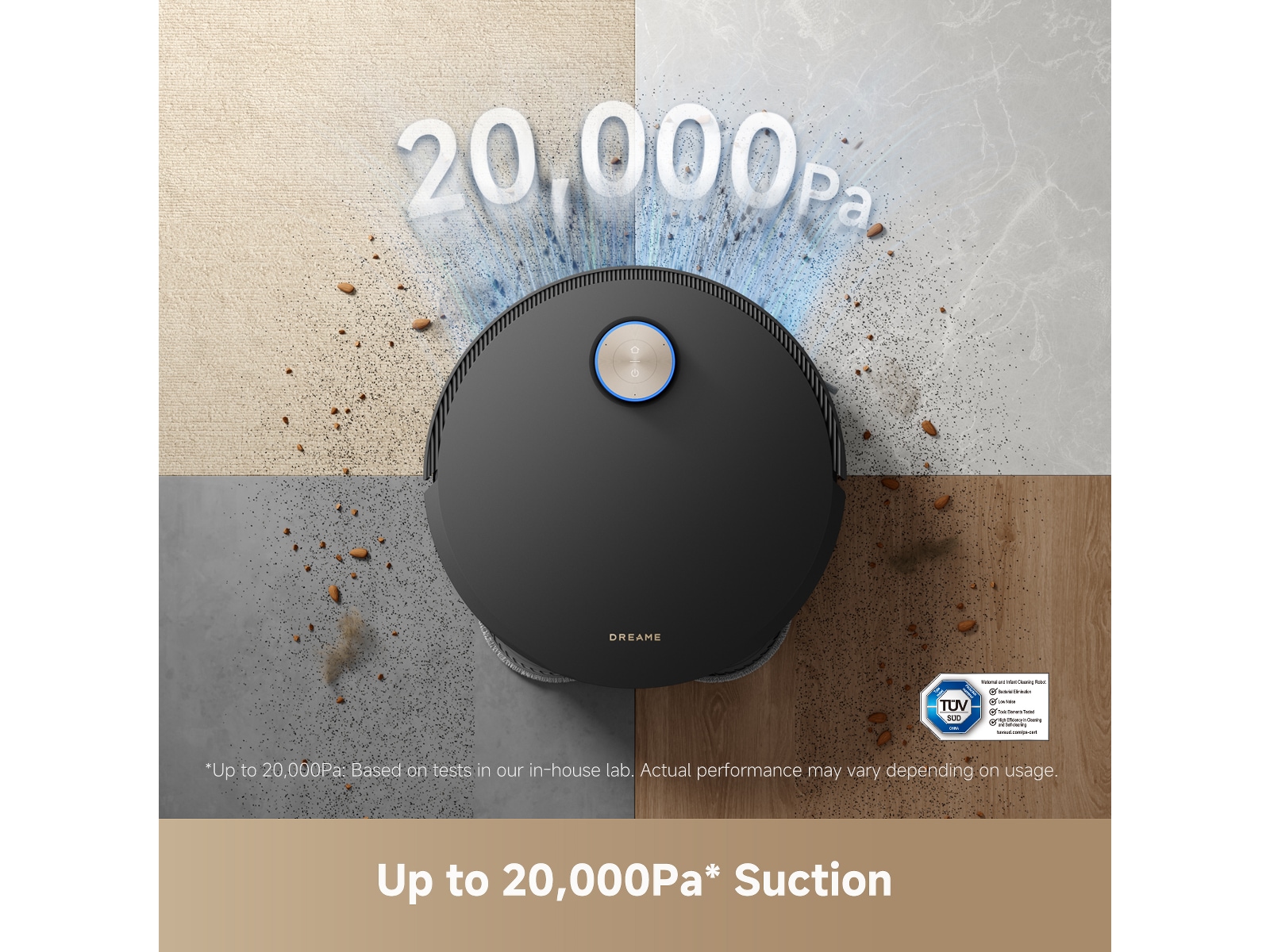 Dreame X50 Ultra Robotdammsugare (svart) Robotdammsugare