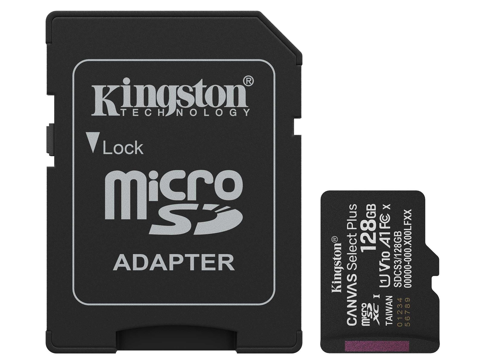 Kingston microSDXC Canvas Select Plus 128GB Minneskort