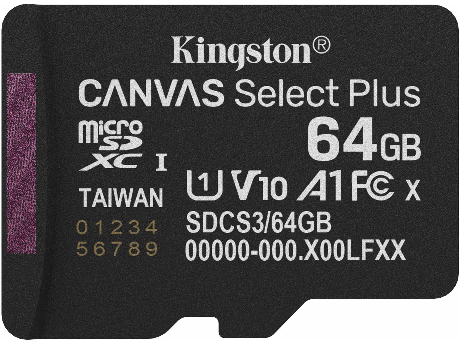Kingston microSDXC Canvas Select Plus 64GB Minneskort