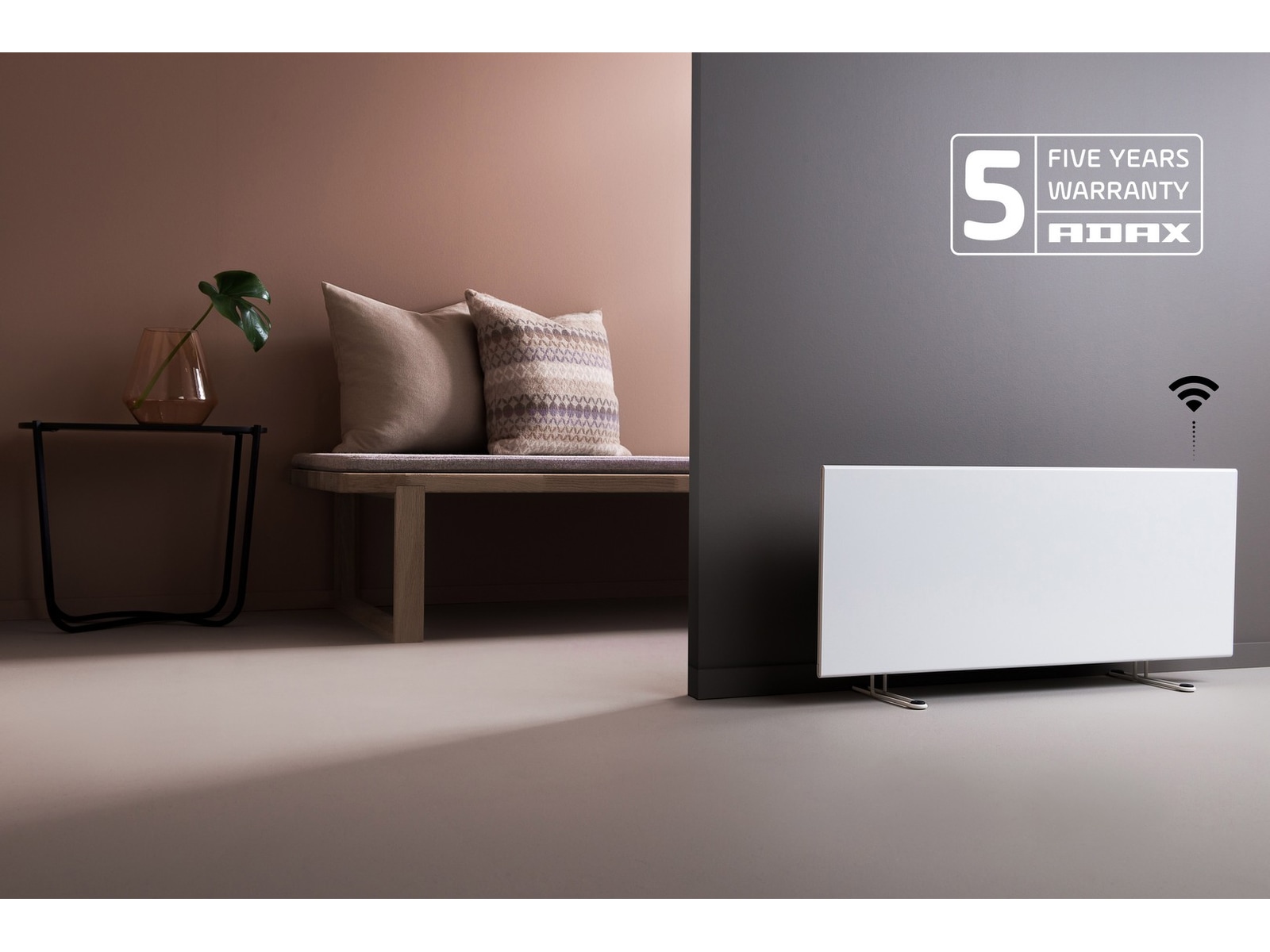 Adax Neo WiFi Panelovn 400W (vit) 2-pack Panelelement