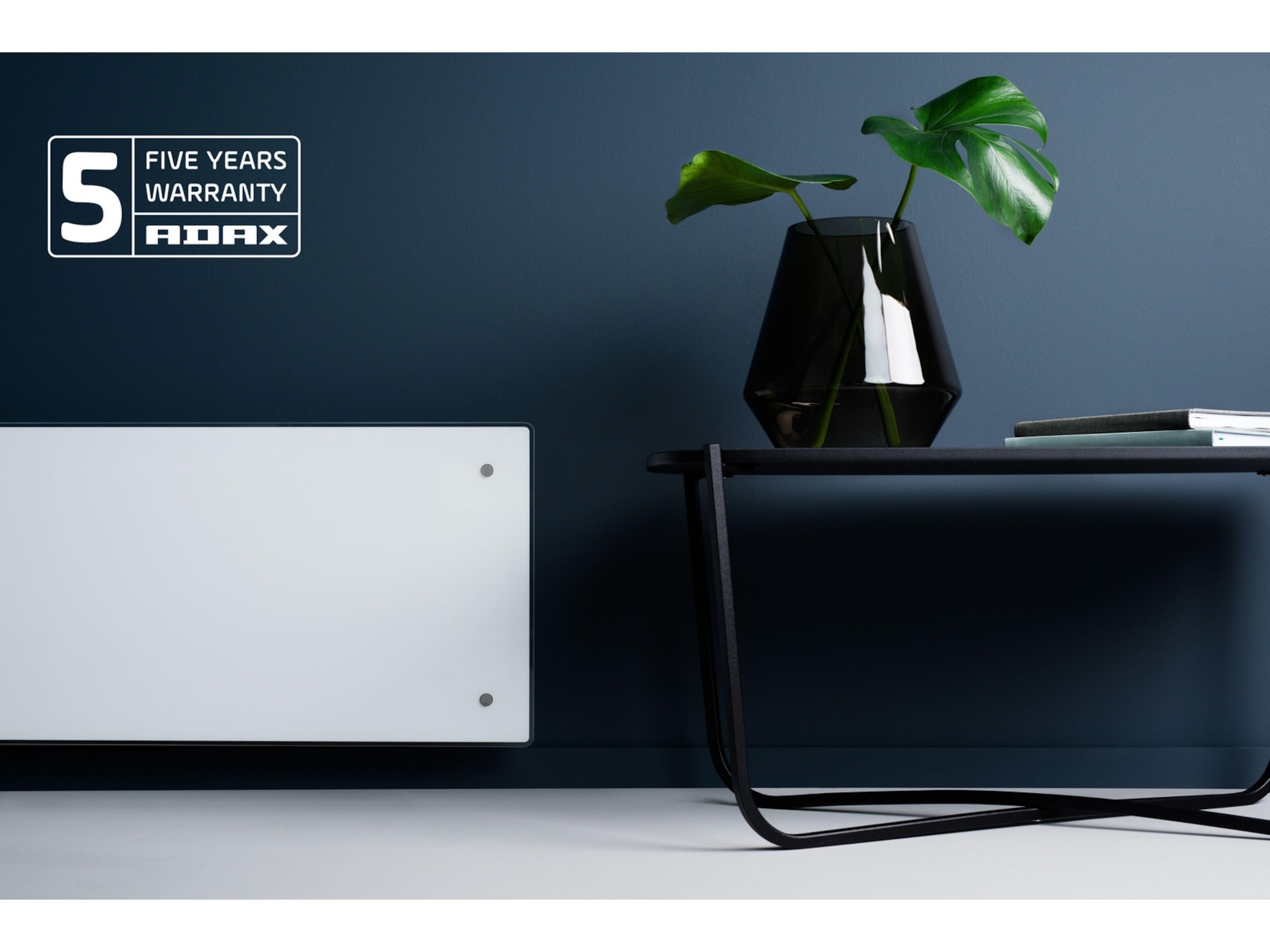 Adax Clea WiFi Glas Panelelement 600W (vit) Panelelement