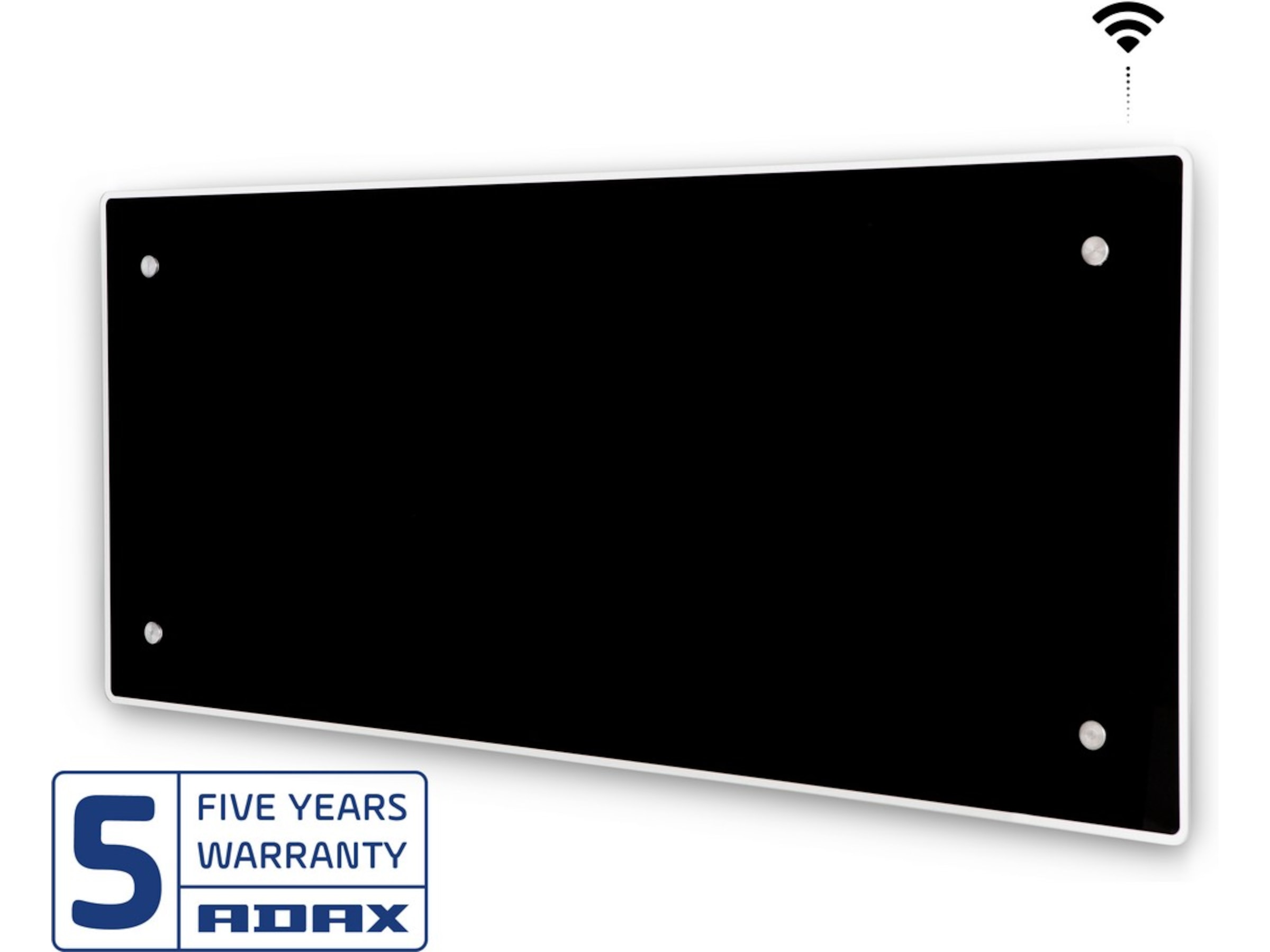 Adax Clea WiFi Glas Panelelement 1000W (svart) Panelelement