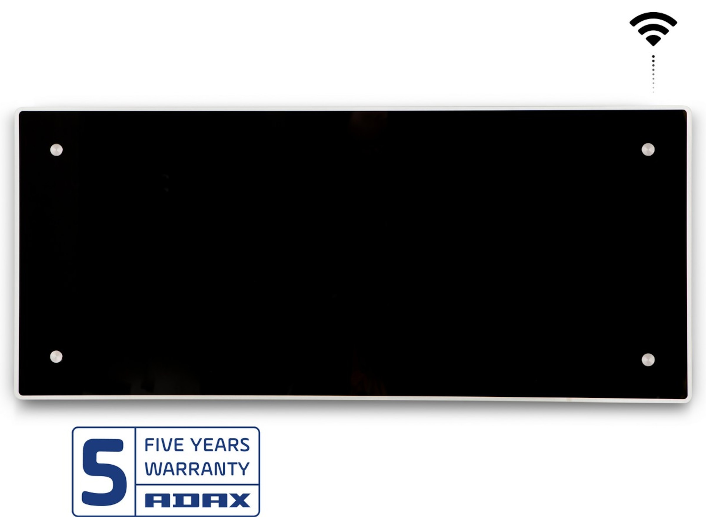 Adax Clea WiFi Glas Panelelement 1000W (svart) Panelelement