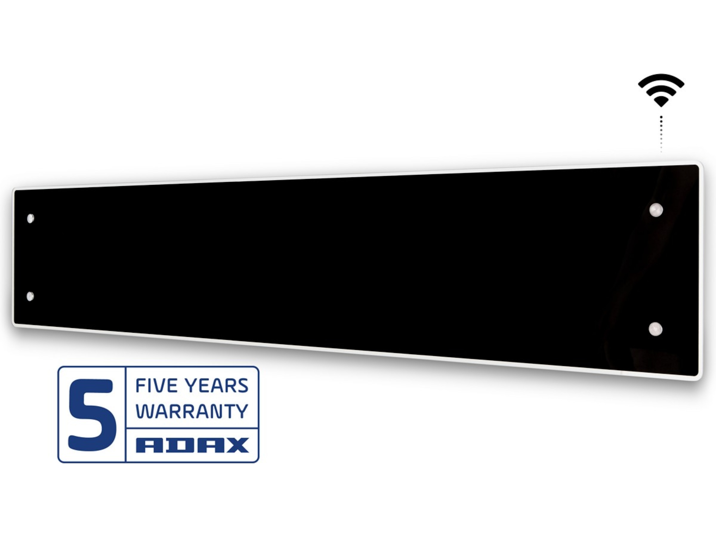 Adax Clea L WiFi Glas Panelelement 1000W (svart) Panelelement