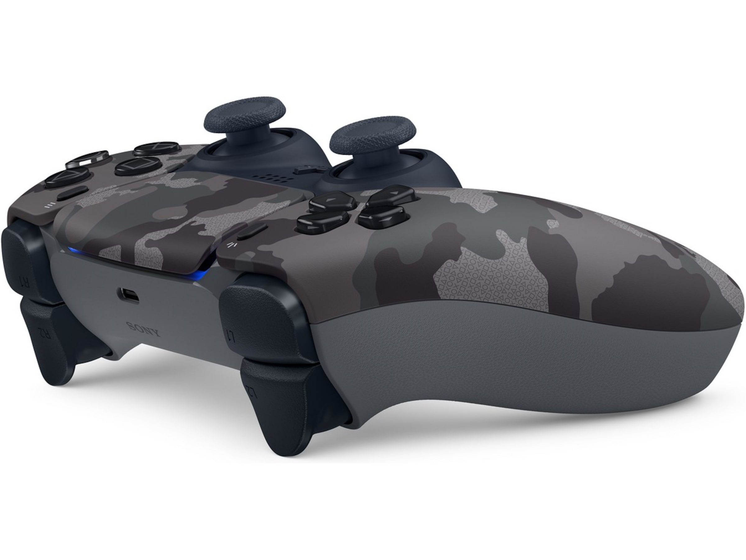 PlayStation 5 DualSense Kontroller (Grey Camo) Tillbehör till PS5
