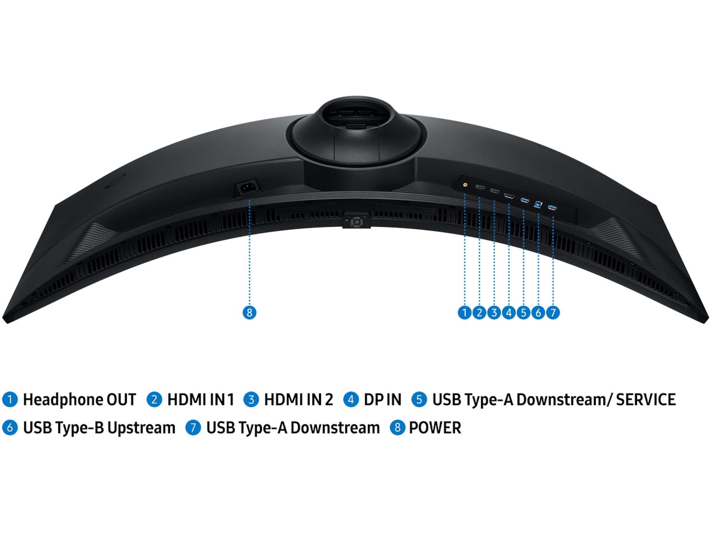 Samsung 49" Odyssey G9 curved gamingskärm S49FG910 Datorskärm
