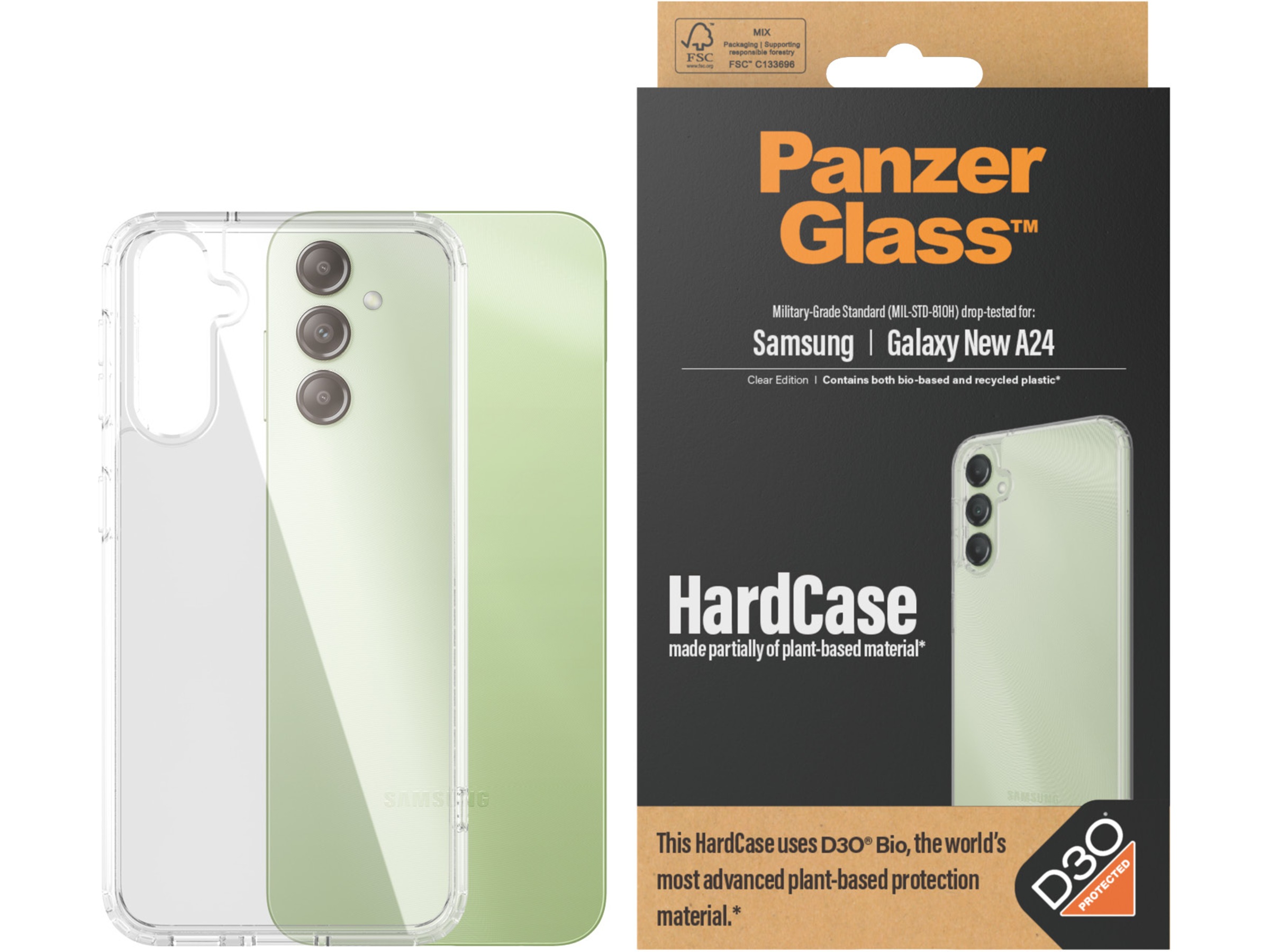 PanzerGlass Galaxy A25 5G D3O HardCase skal (transparent) Skydd
