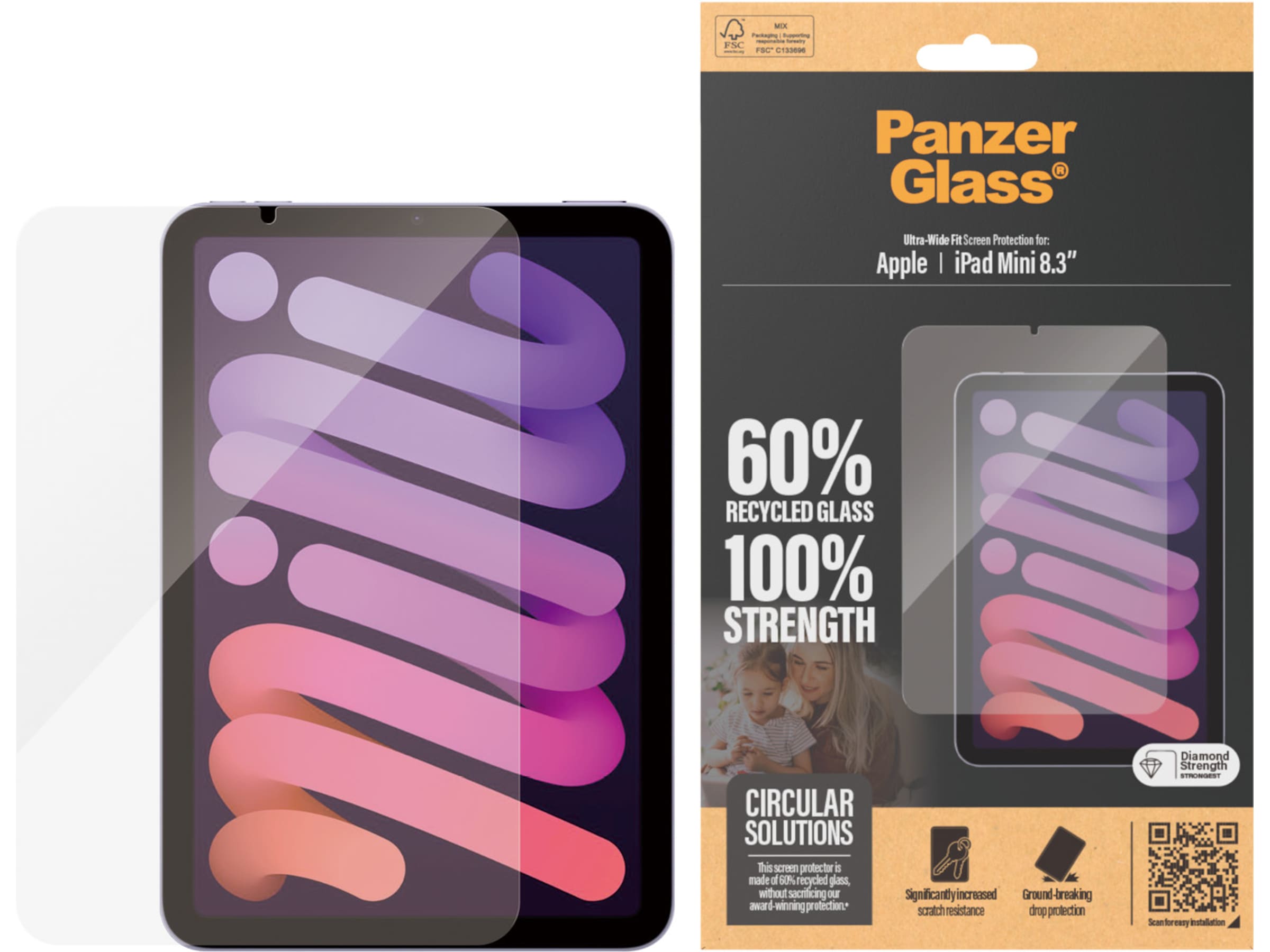 PanzerGlass iPad Mini Skärmskydd Skärmskydd surfplattor