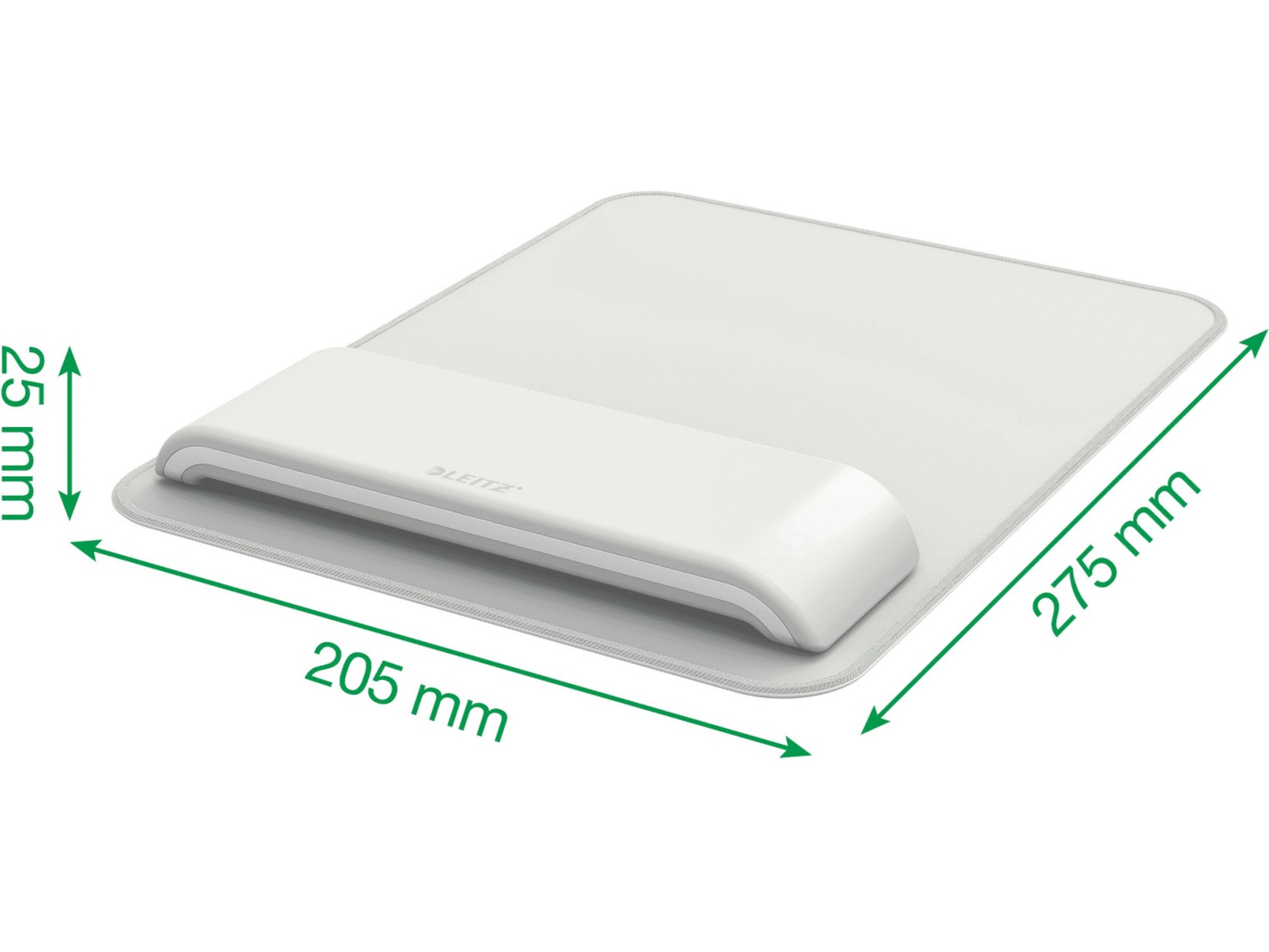Leitz Ergo musmatta med handledsstöd (ljusgrå) Handledsstöd