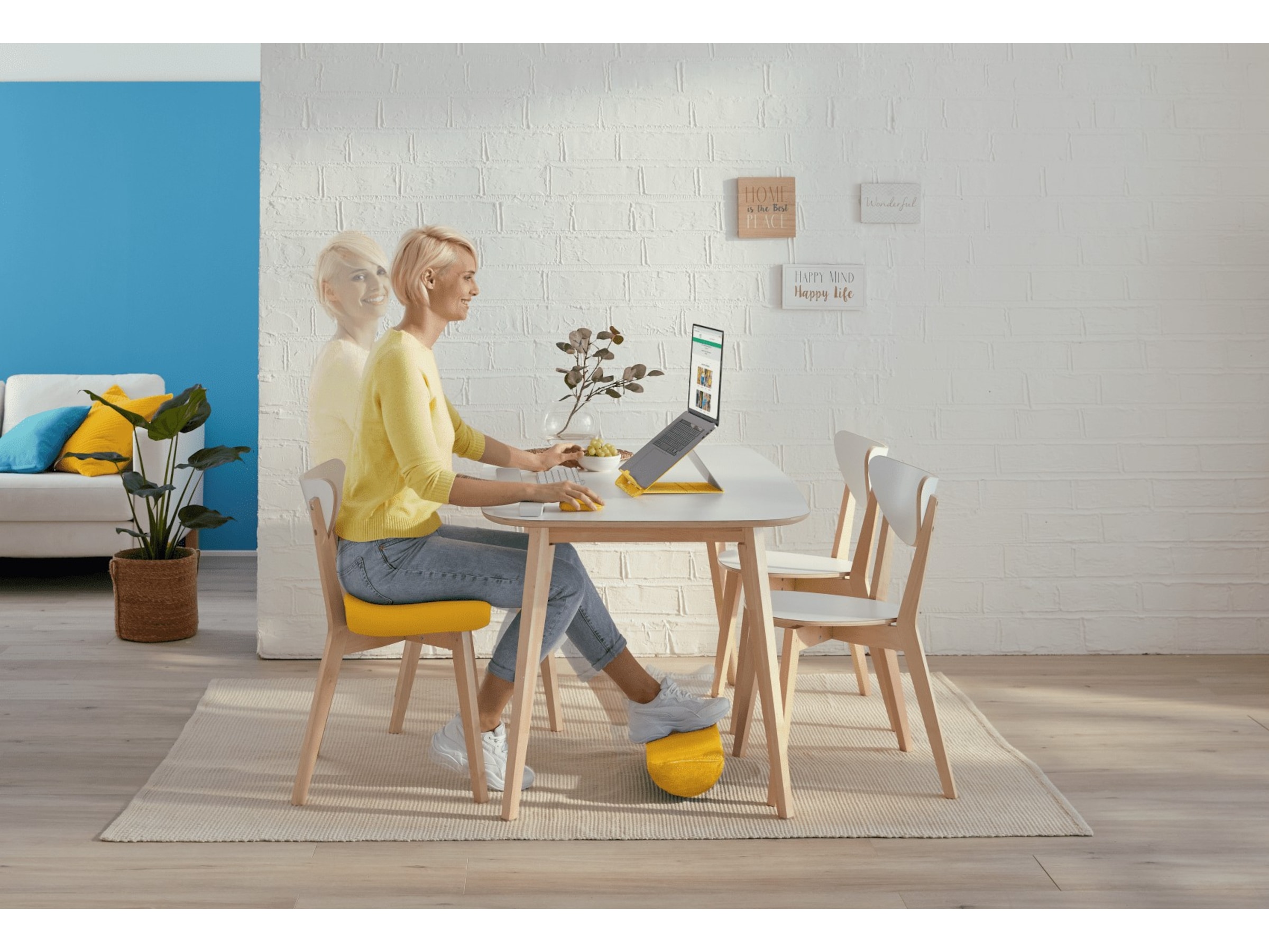 Leitz Ergo Cosy Fotstöd (grå) Fotpall