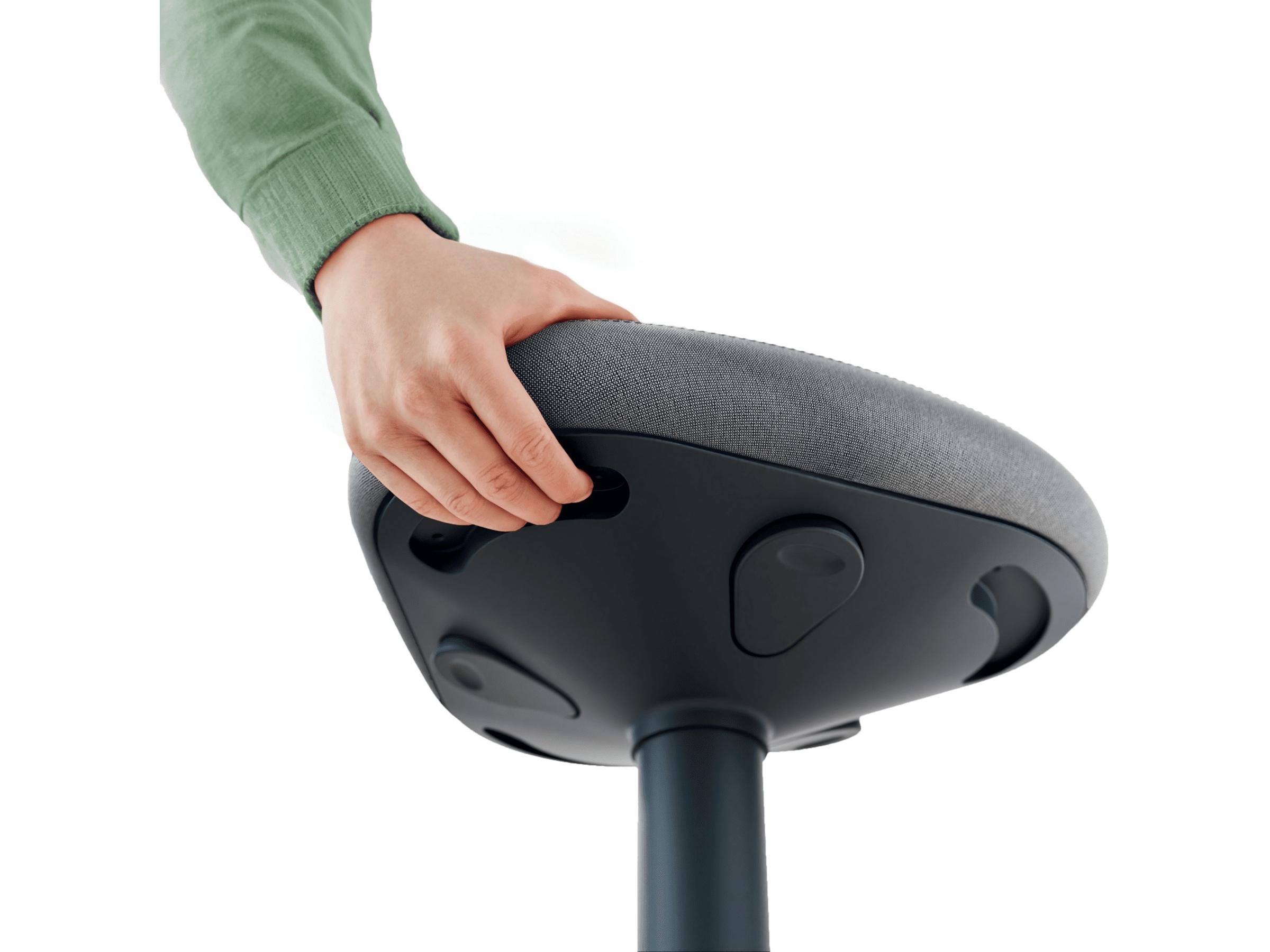 Leitz Ergo Active Balance stol med komfortsits (mörkgrå) Kontorsstolar