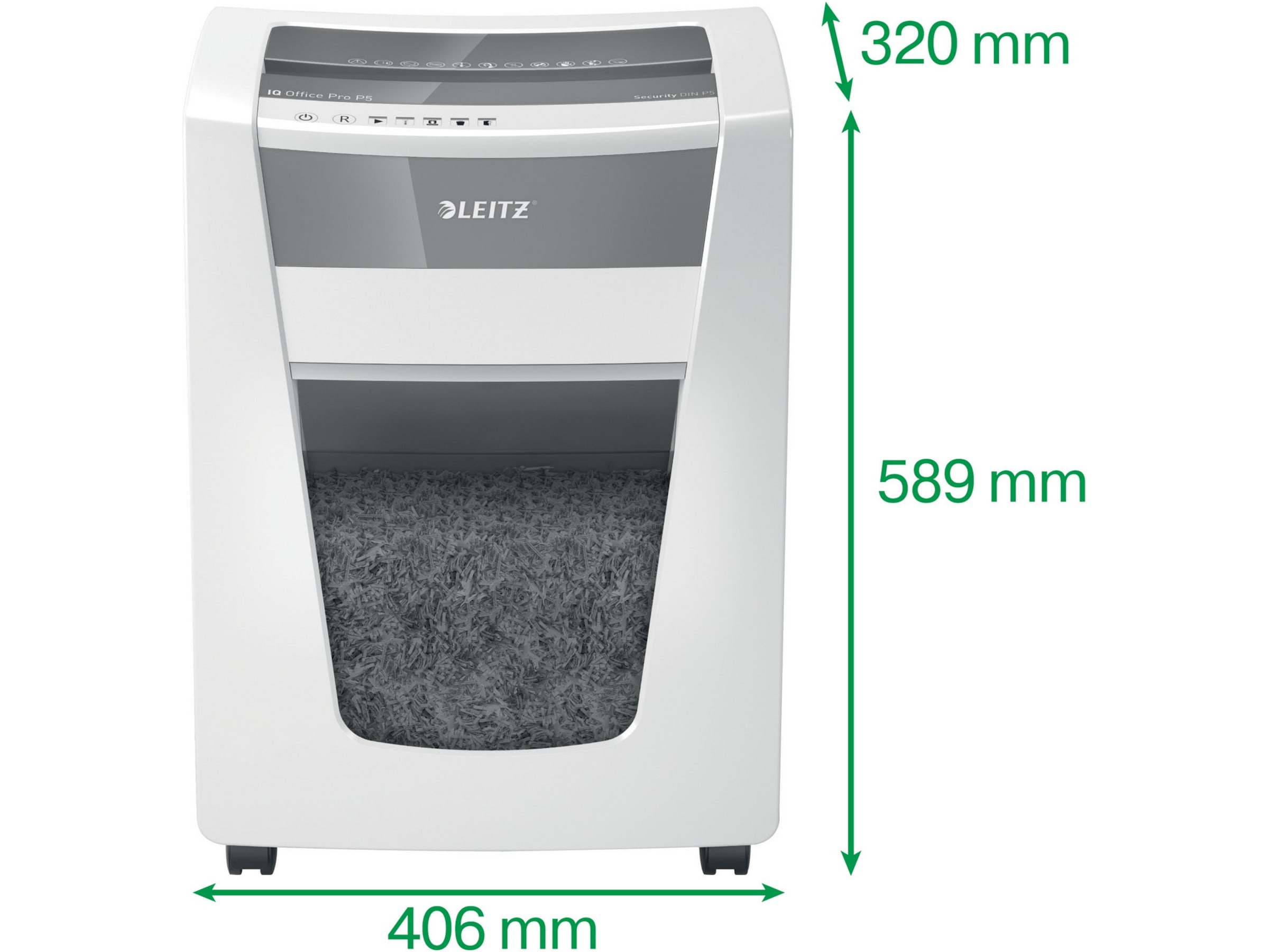 Leitz dokumentforstörare IQ Office ProP5 Dokumentförstörare