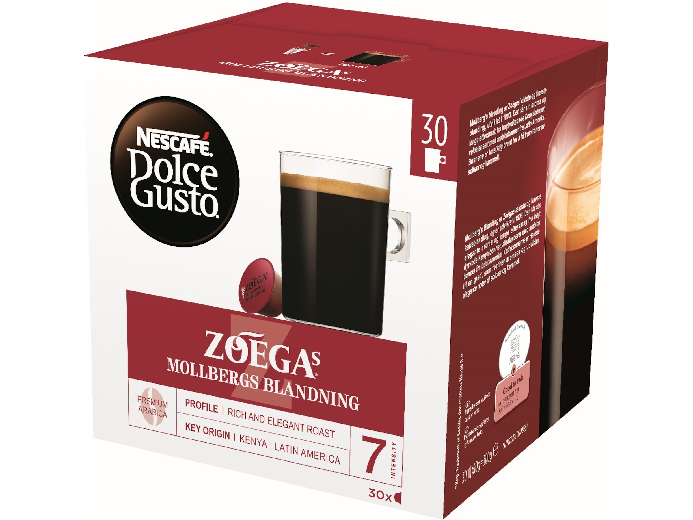 Nescafé Dolce Gusto Zoégas Mollbergs Big Pack Tillbehör till kaffemaskiner