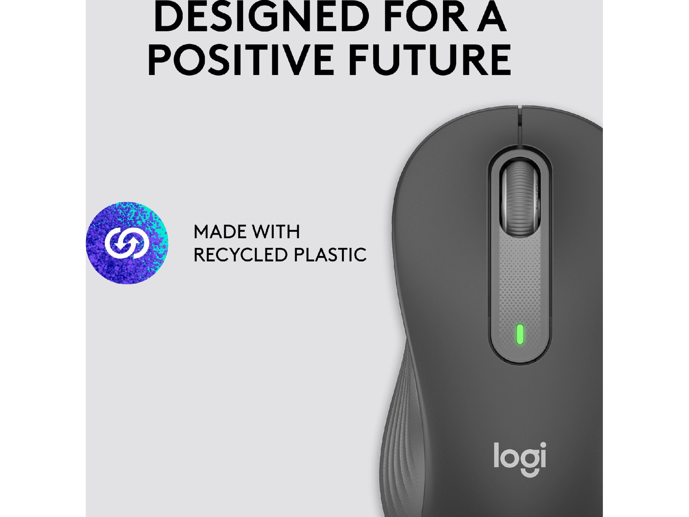 Logitech Signature M650 Large trådlös mus (grafitgrå) Mus