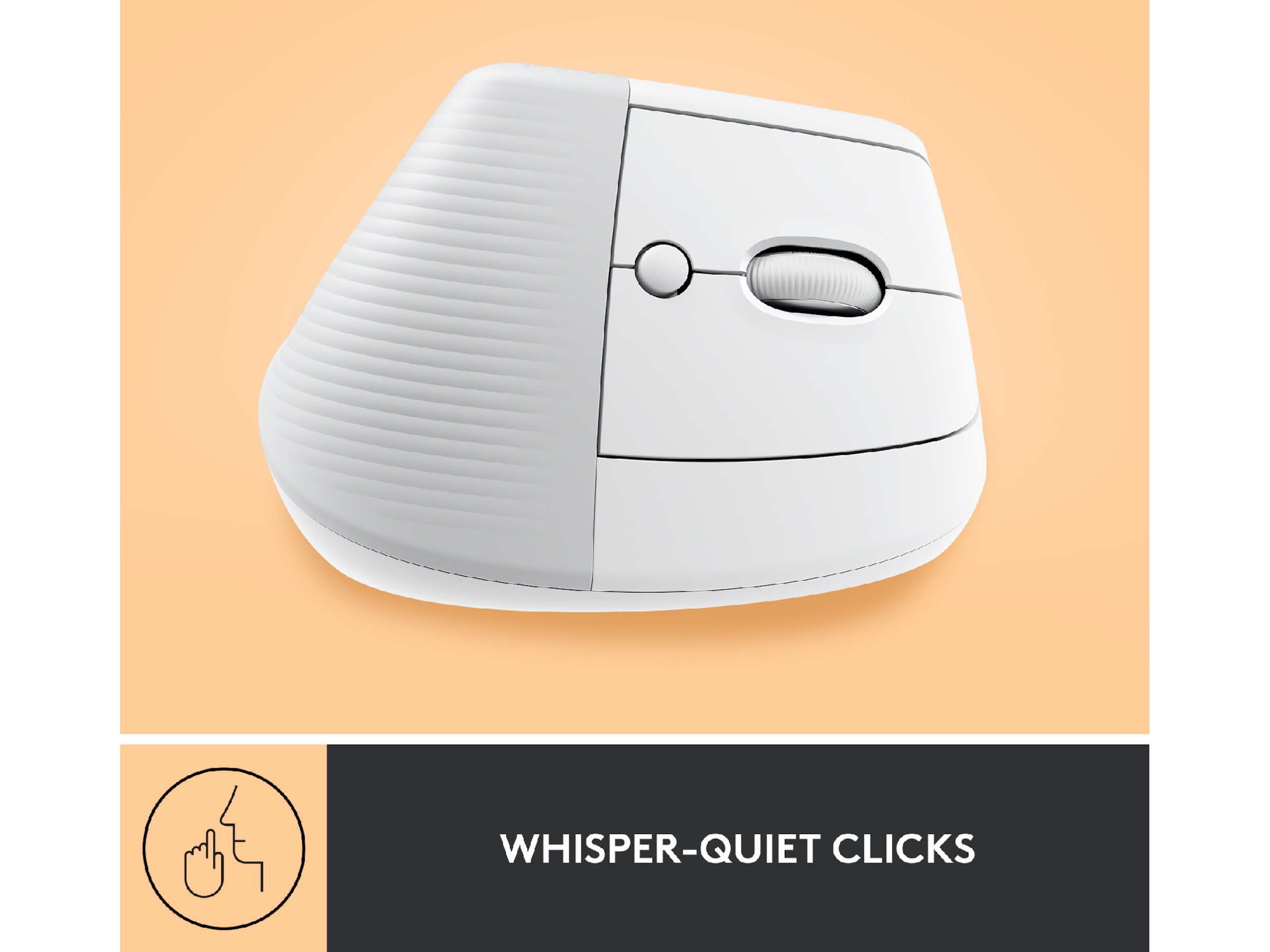 Logitech Lift Vertikal mus (off-white) Mus