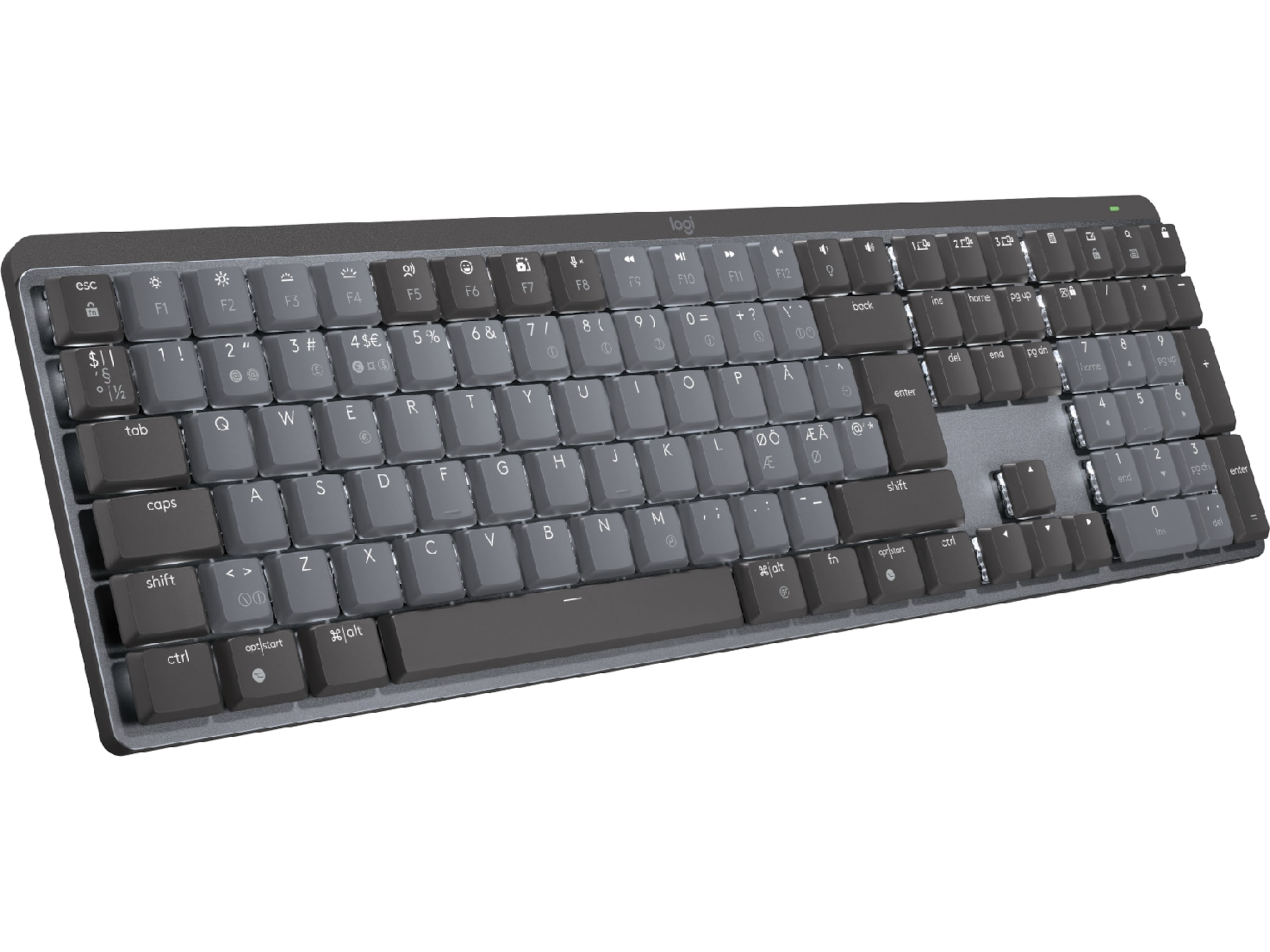 Logitech MX Mechanical Wireless Tactile (graphite) Tangentbord