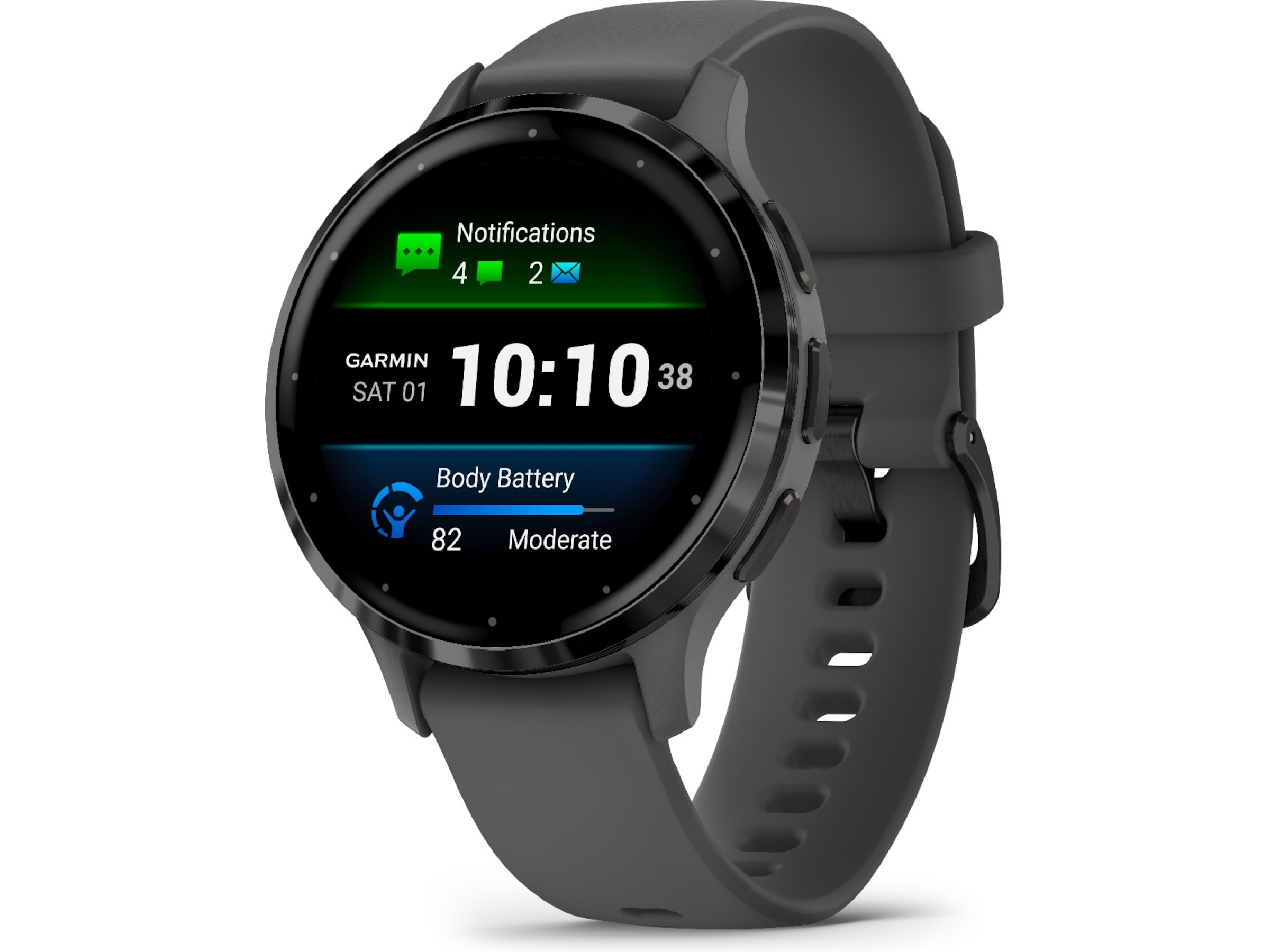 Garmin Venu 3S 41mm GPS (pebble gray/slate) Smartwatches