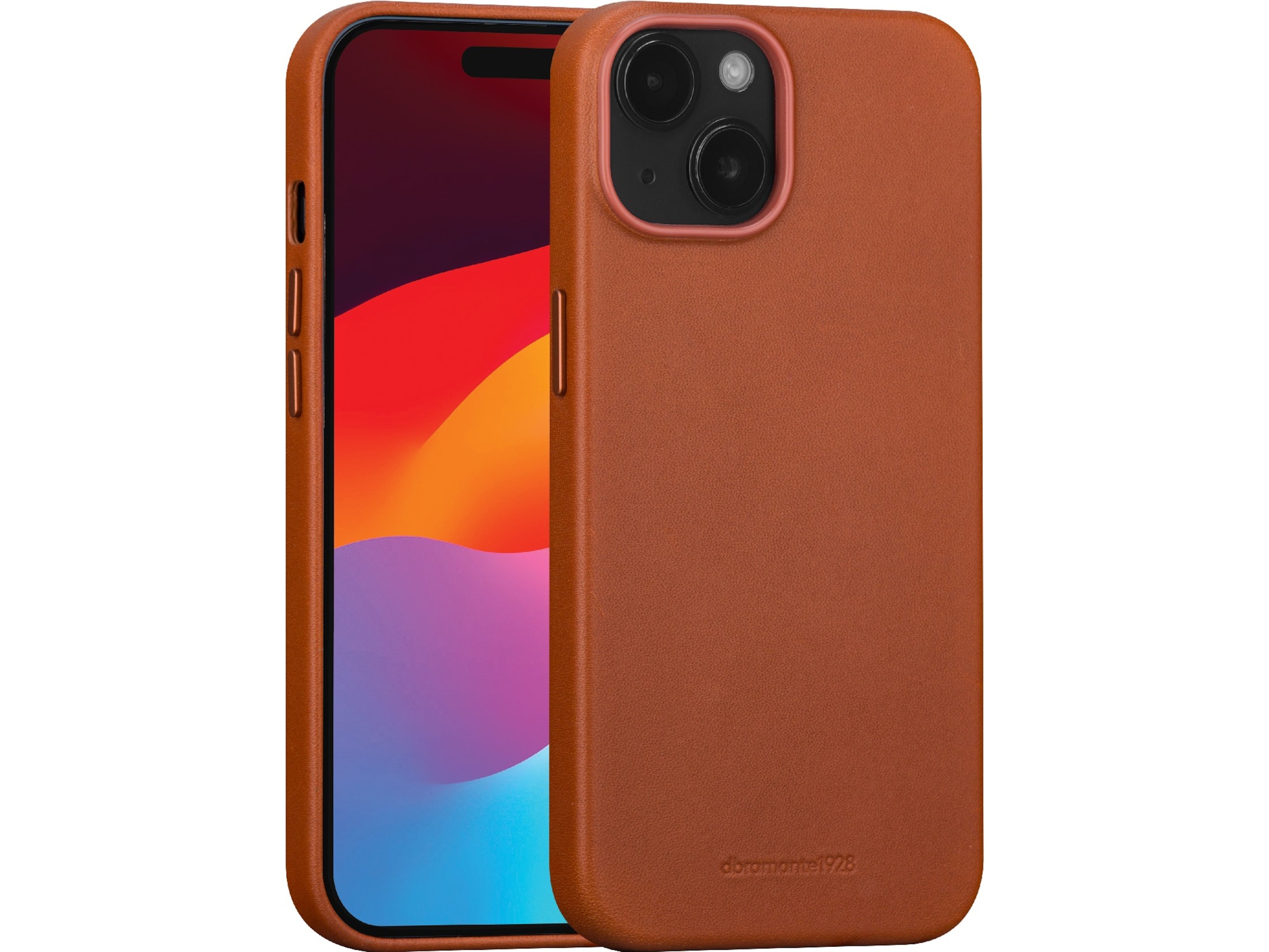 dbramante1928 iPhone 15 Plus Roskilde läderskal (brun) Skydd