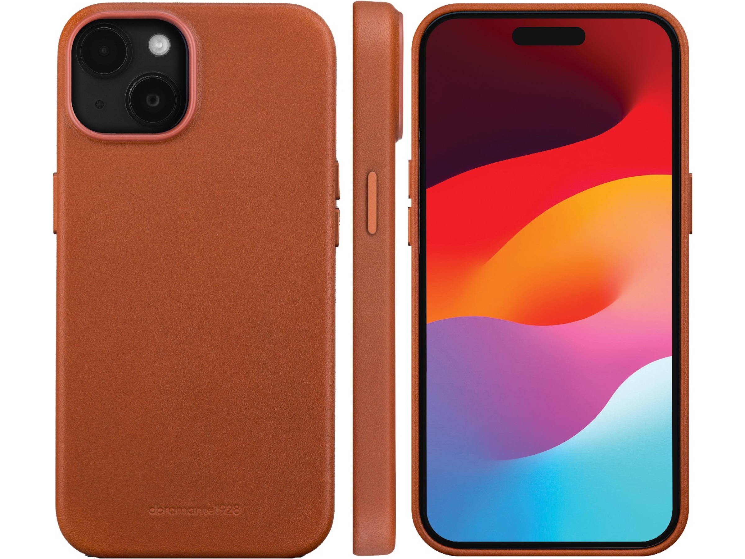 dbramante1928 iPhone 15 Plus Roskilde läderskal (brun) Skydd