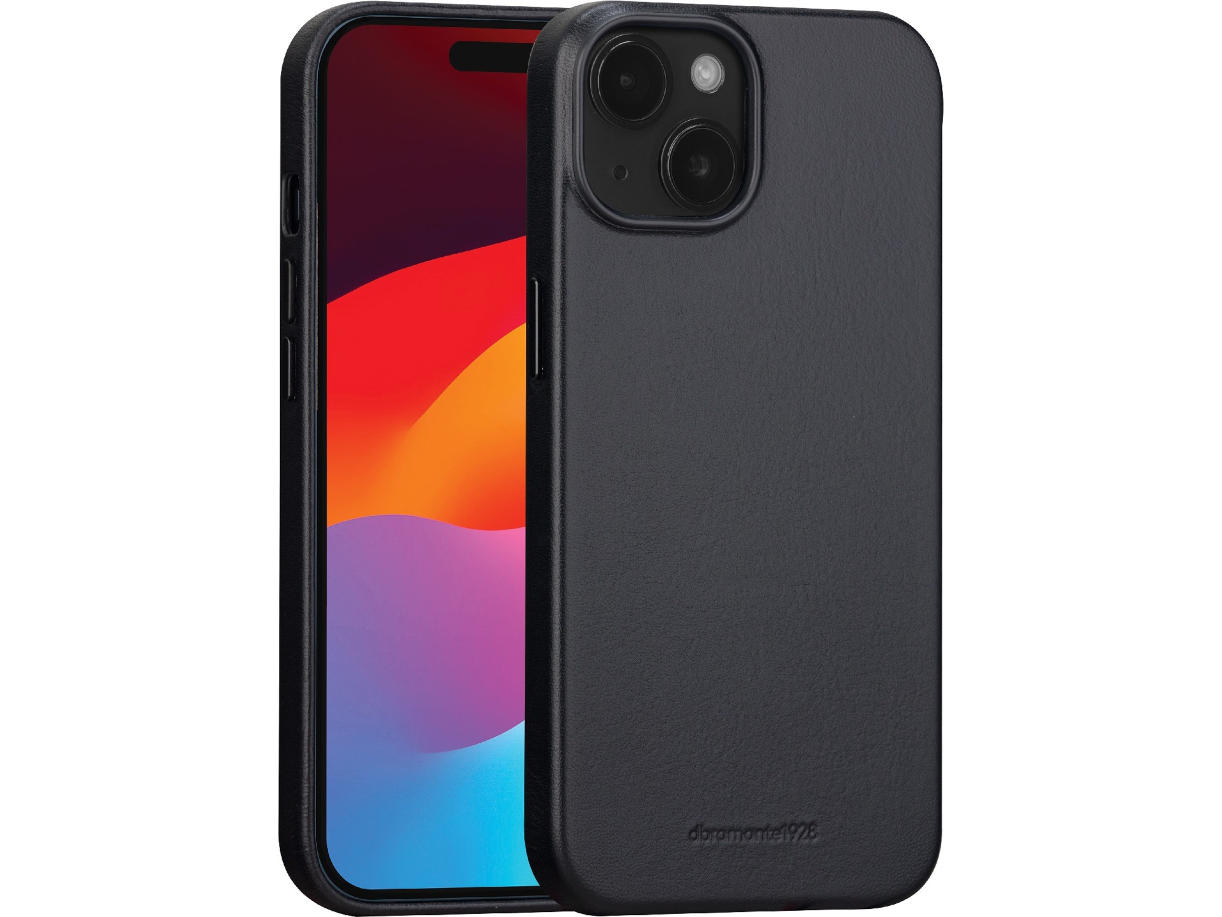 dbramante1928 iPhone 15 Plus Roskilde läderskal (svart) Skydd