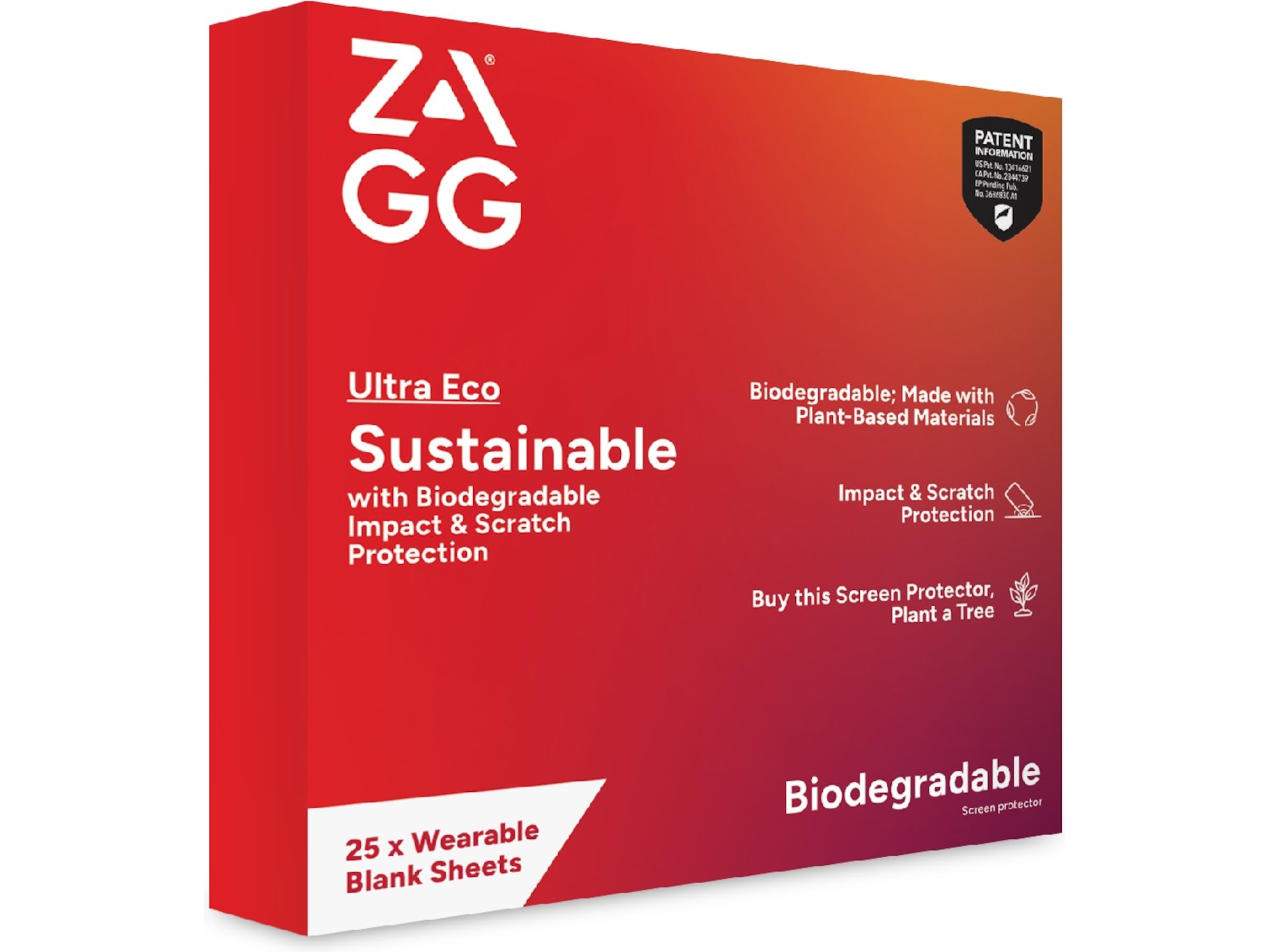Zagg Ultra ECO Skärmskydd - Wear Skärmskydd