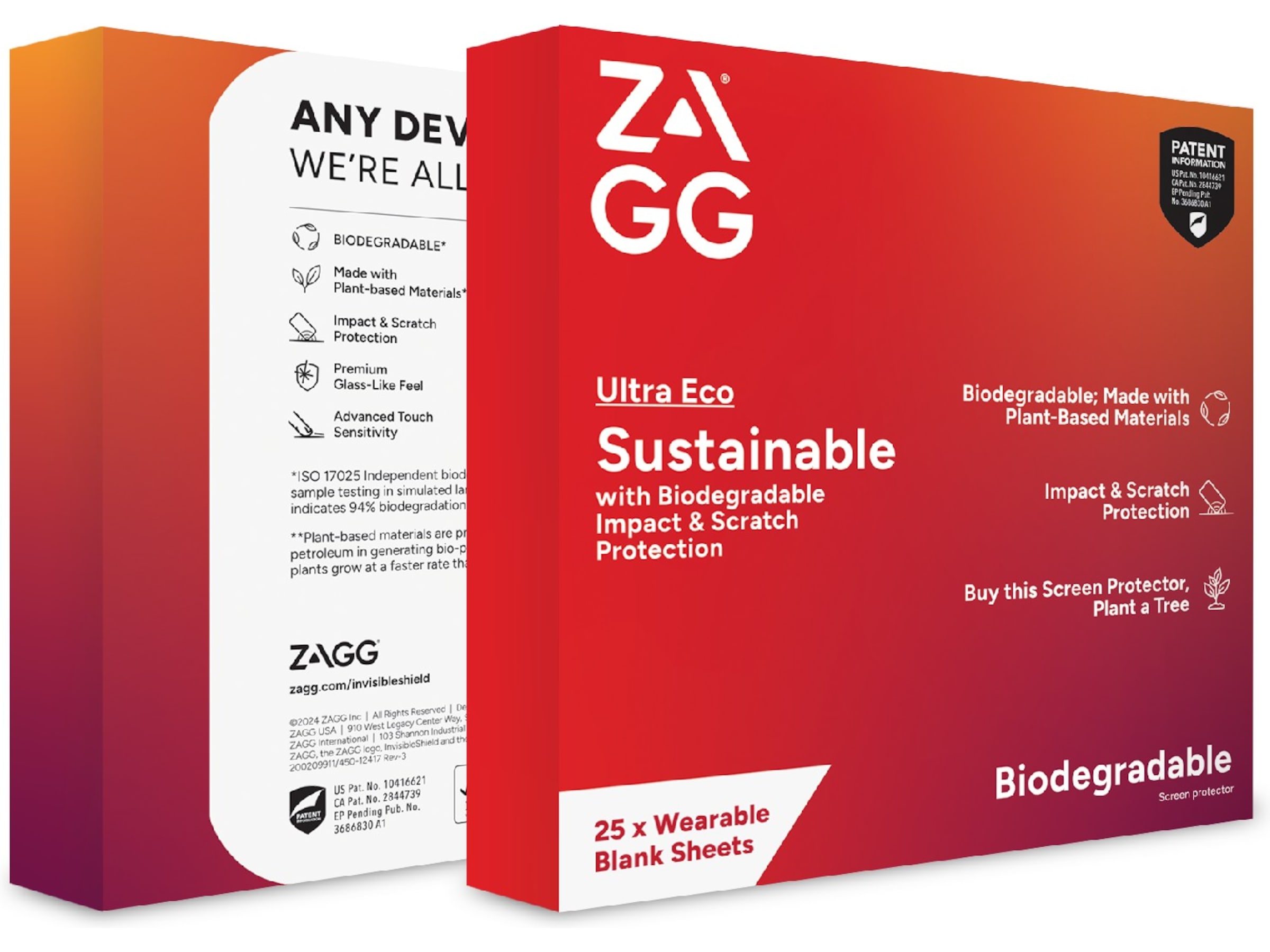 Zagg Ultra ECO Skärmskydd - Wear Skärmskydd