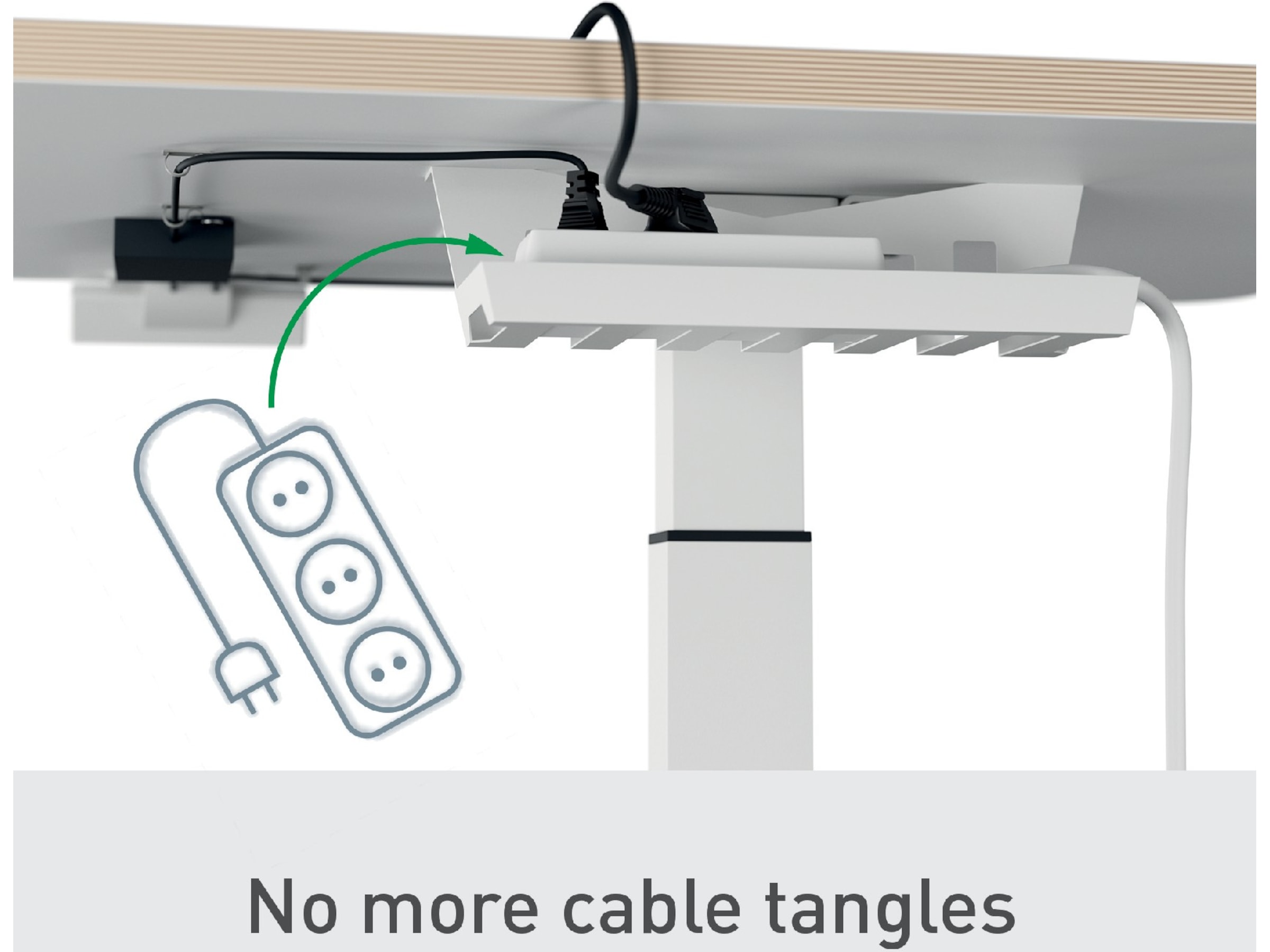 Leitz Ergo Höj- & Sänkbart Skrivbord, elektriskt, stå-upp-påminnelse Skrivbord