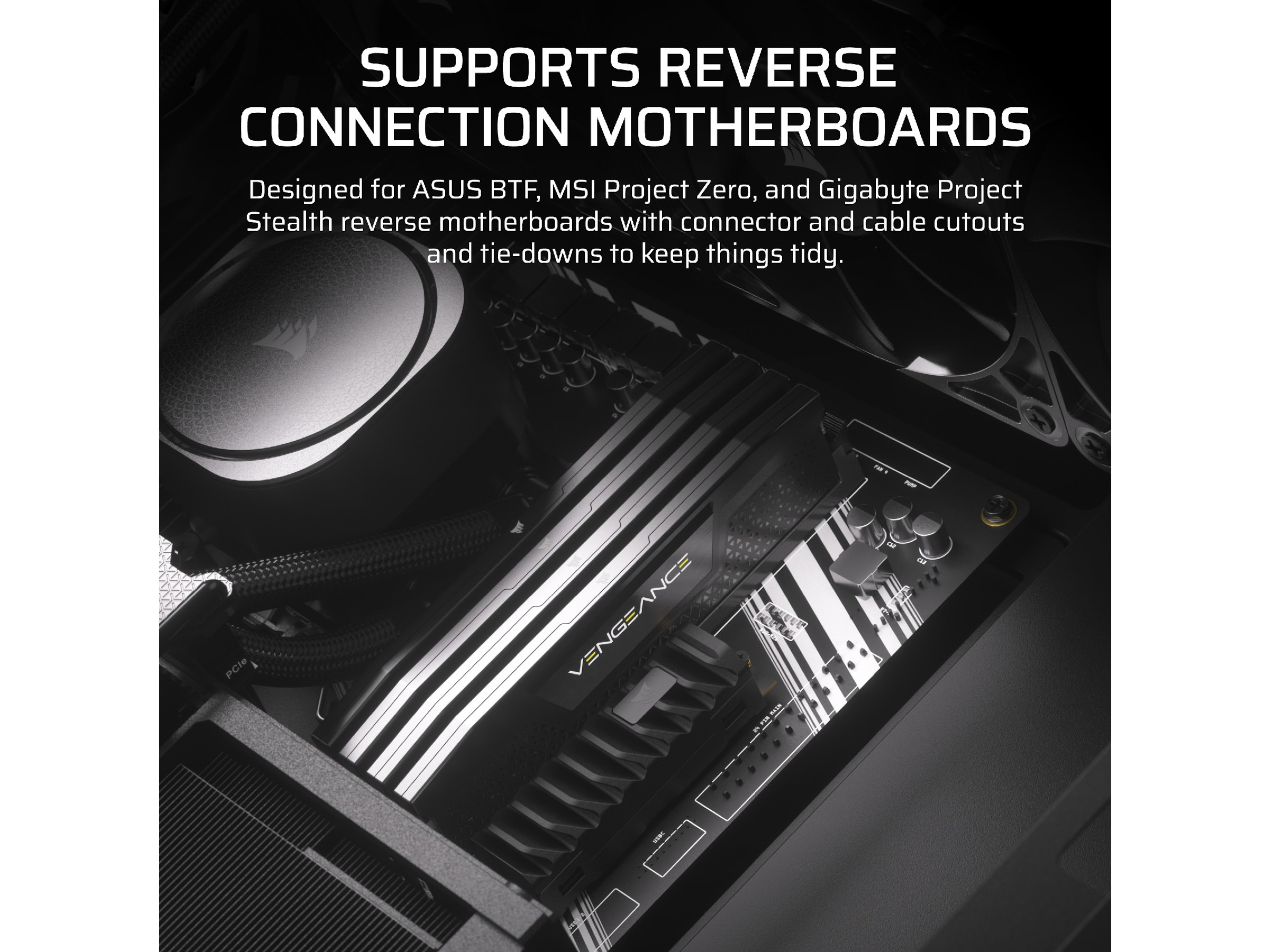 Corsair FRAME 4000D Mid-Tower (svart) Midi tower