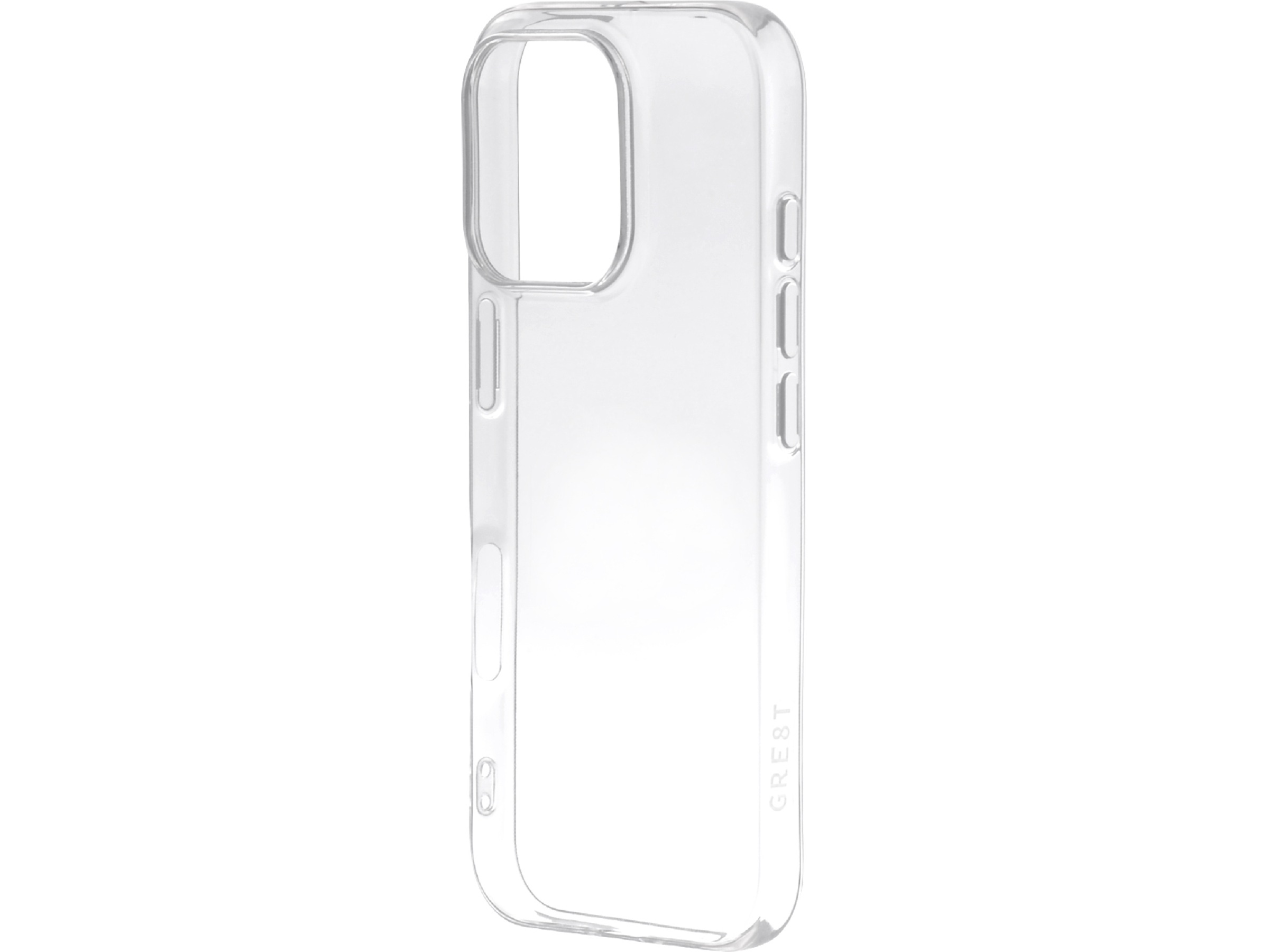 GRE8T iPhone 16 Pro Max Silikonskal (transparent) Skydd