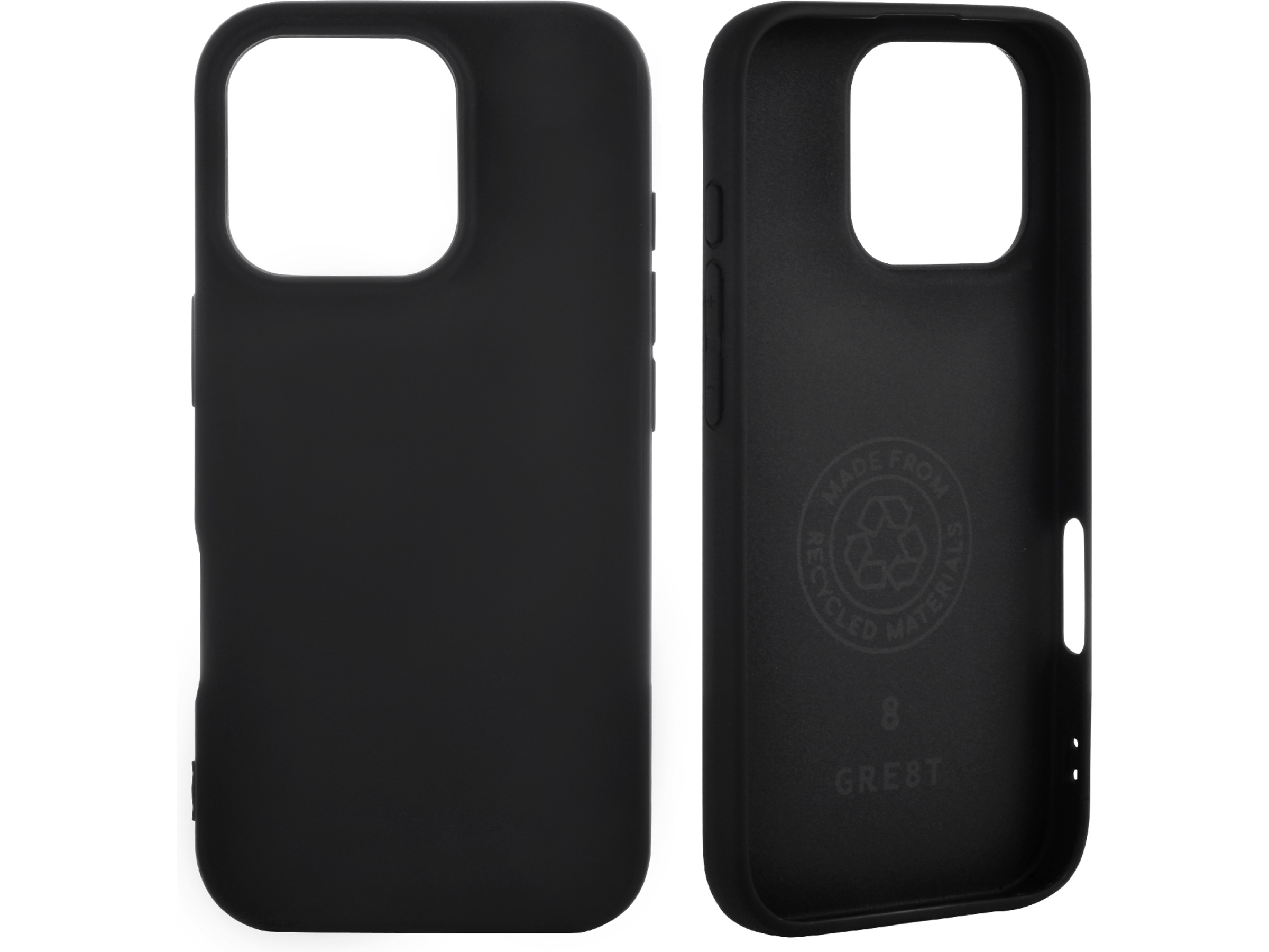 GRE8T iPhone 16 Pro Max Silikonskal (svart) Skydd