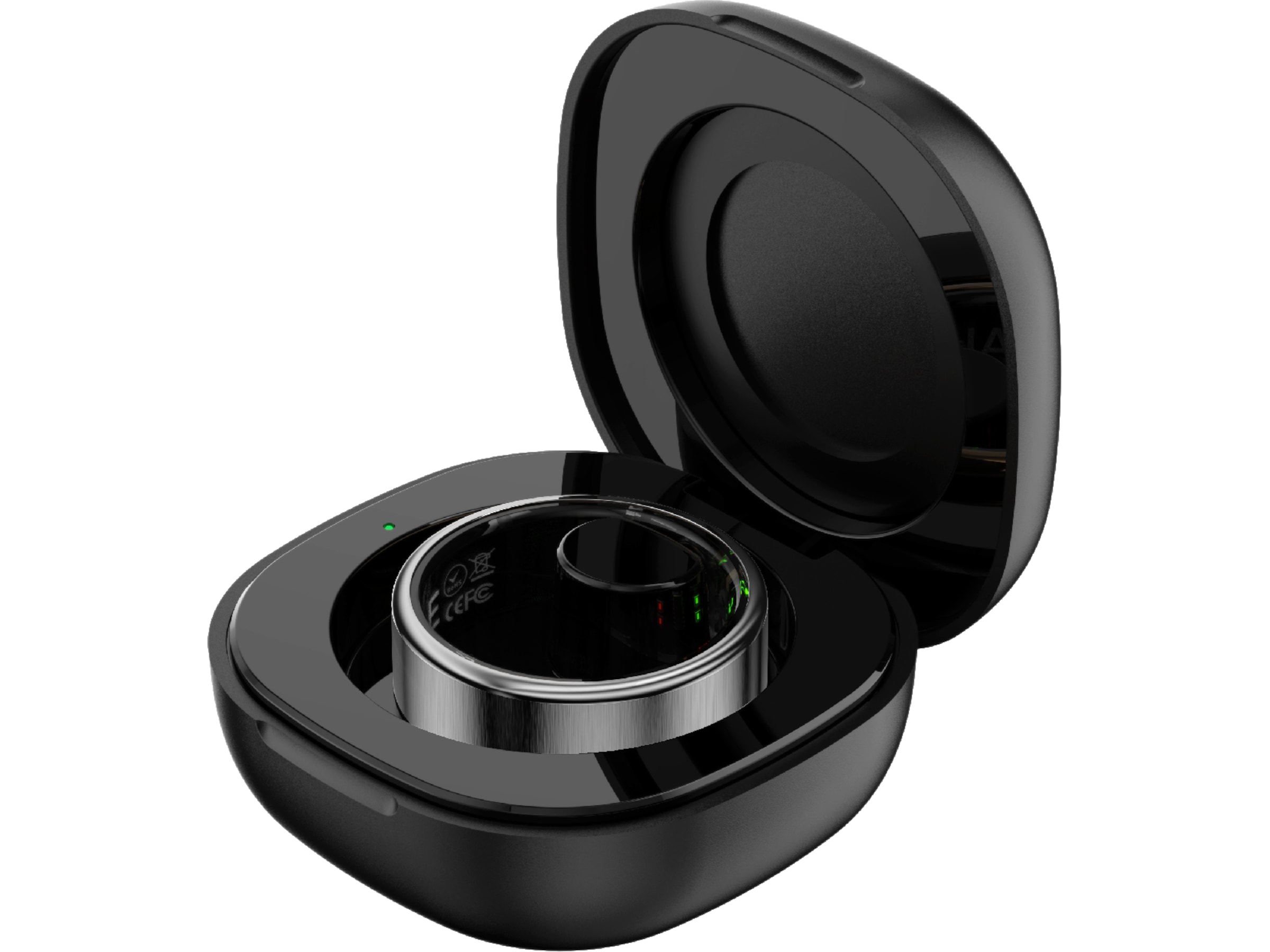 Haale II Smart Ring str. 7 (borstad silver) Smart ring