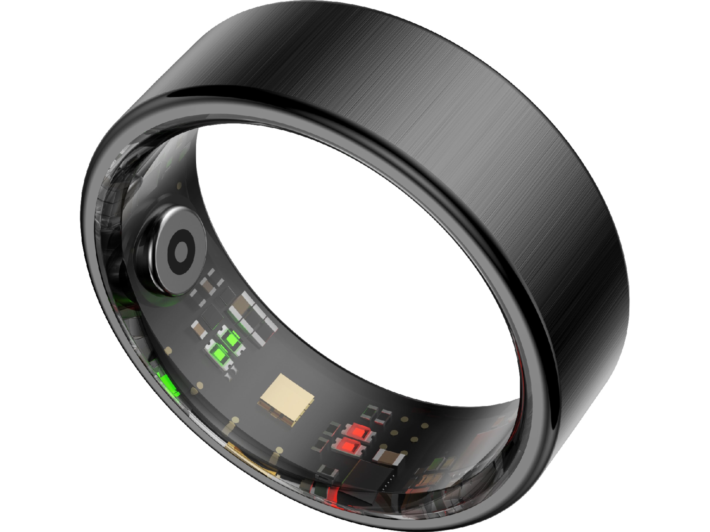 Haale II Smart Ring str. 7 (matt svart) Smart ring