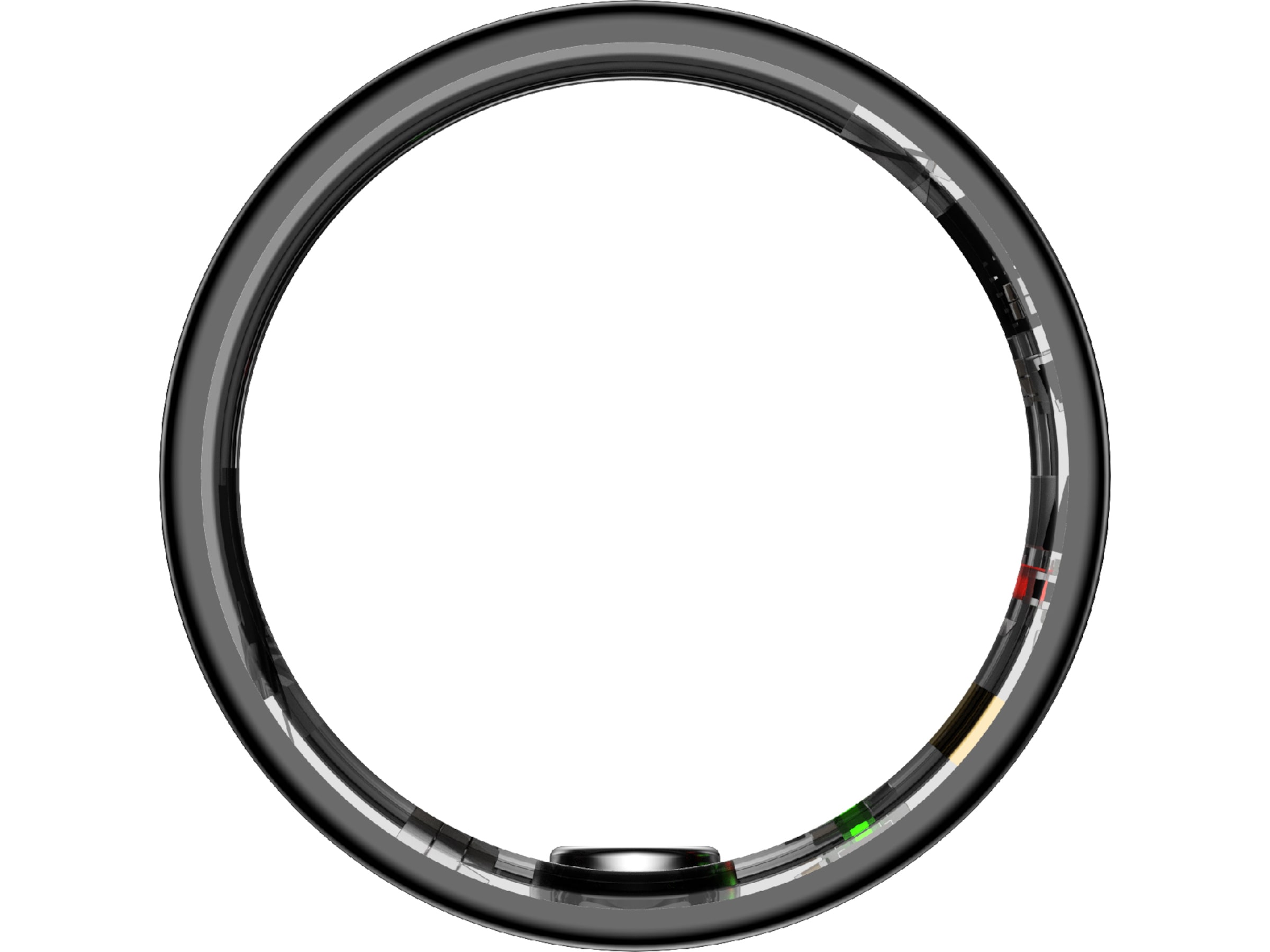 Haale II Smart Ring str. 8 (matt svart) Smart ring