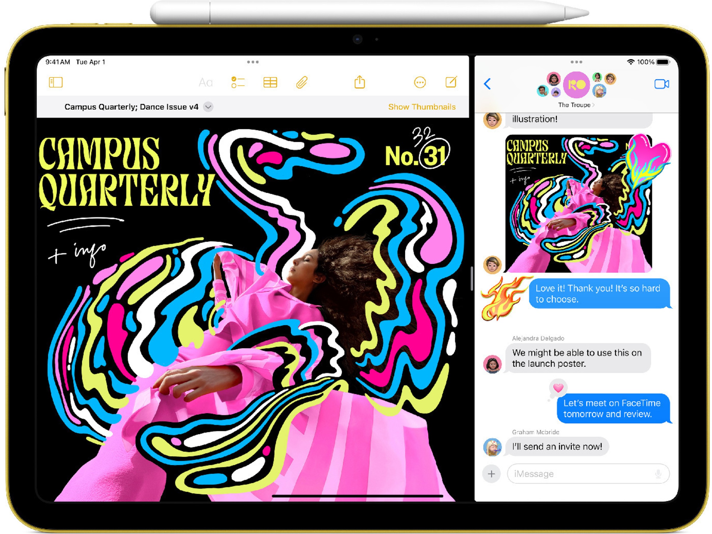 iPad 11" (2025) 512GB 5G (blå) Surfplattor