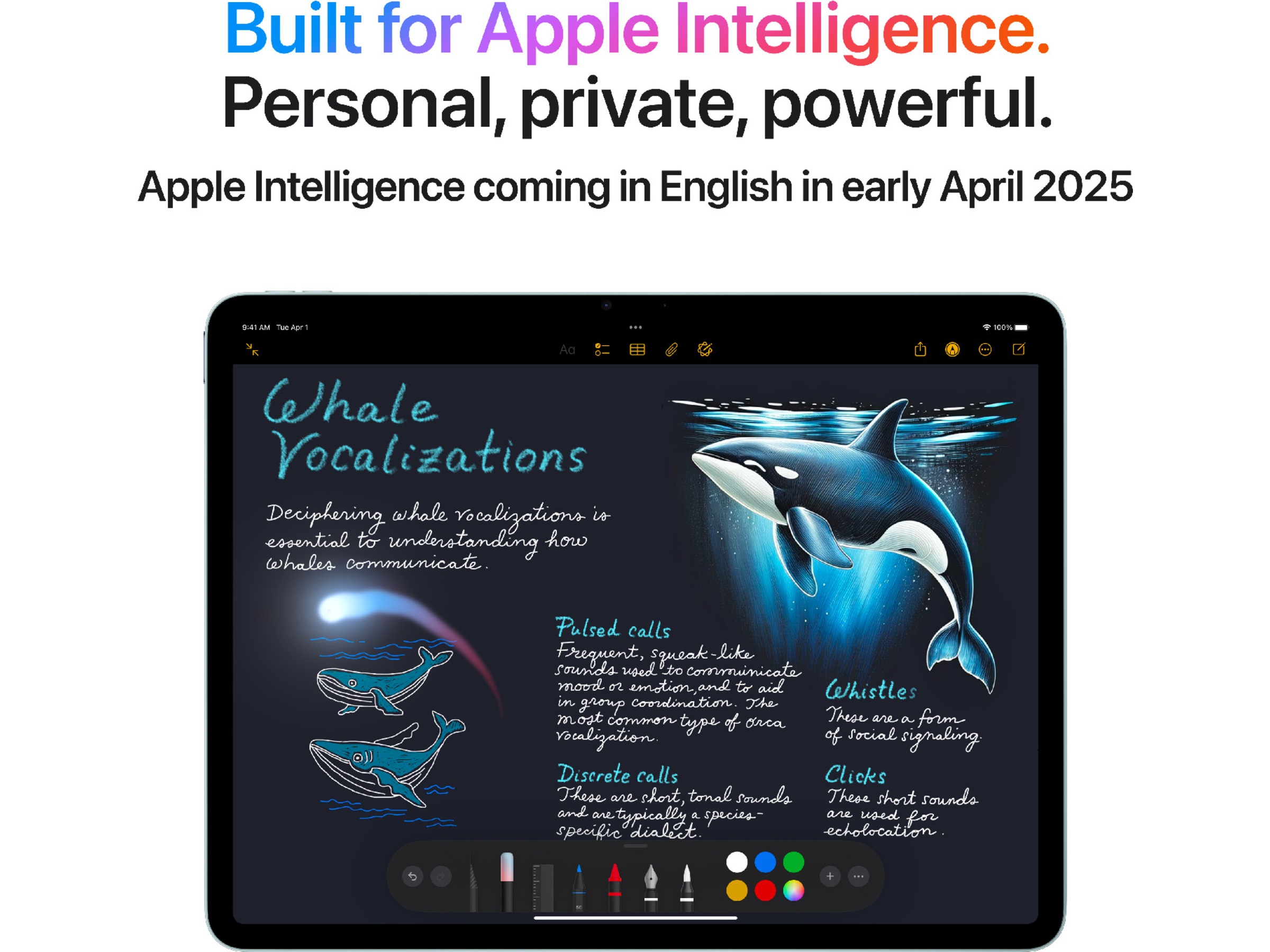 iPad Air 13" (2025) 1TB WiFi (blå) Surfplattor