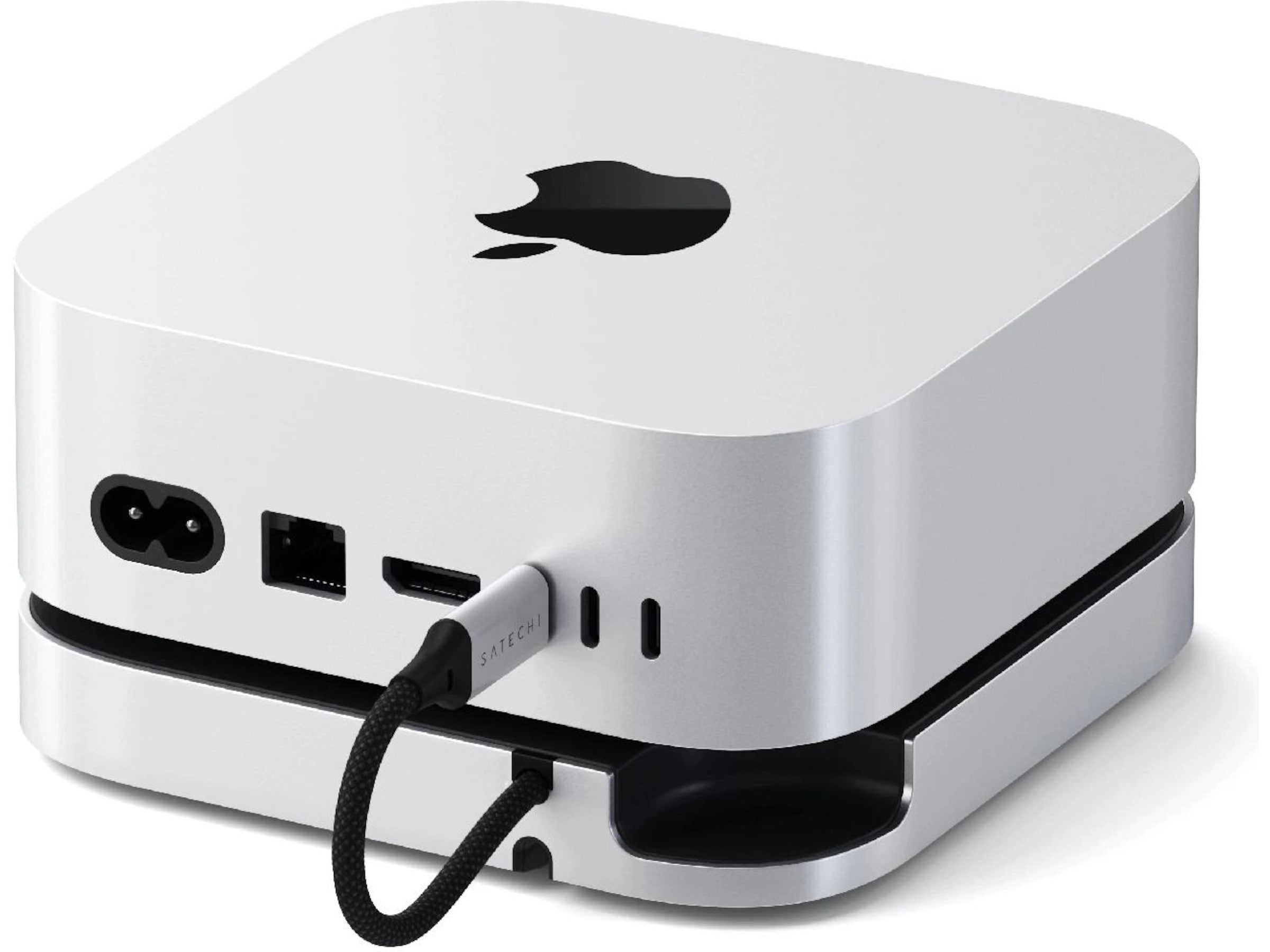Satechi Mac Mini M4 Stand & Hub (silver) Docking