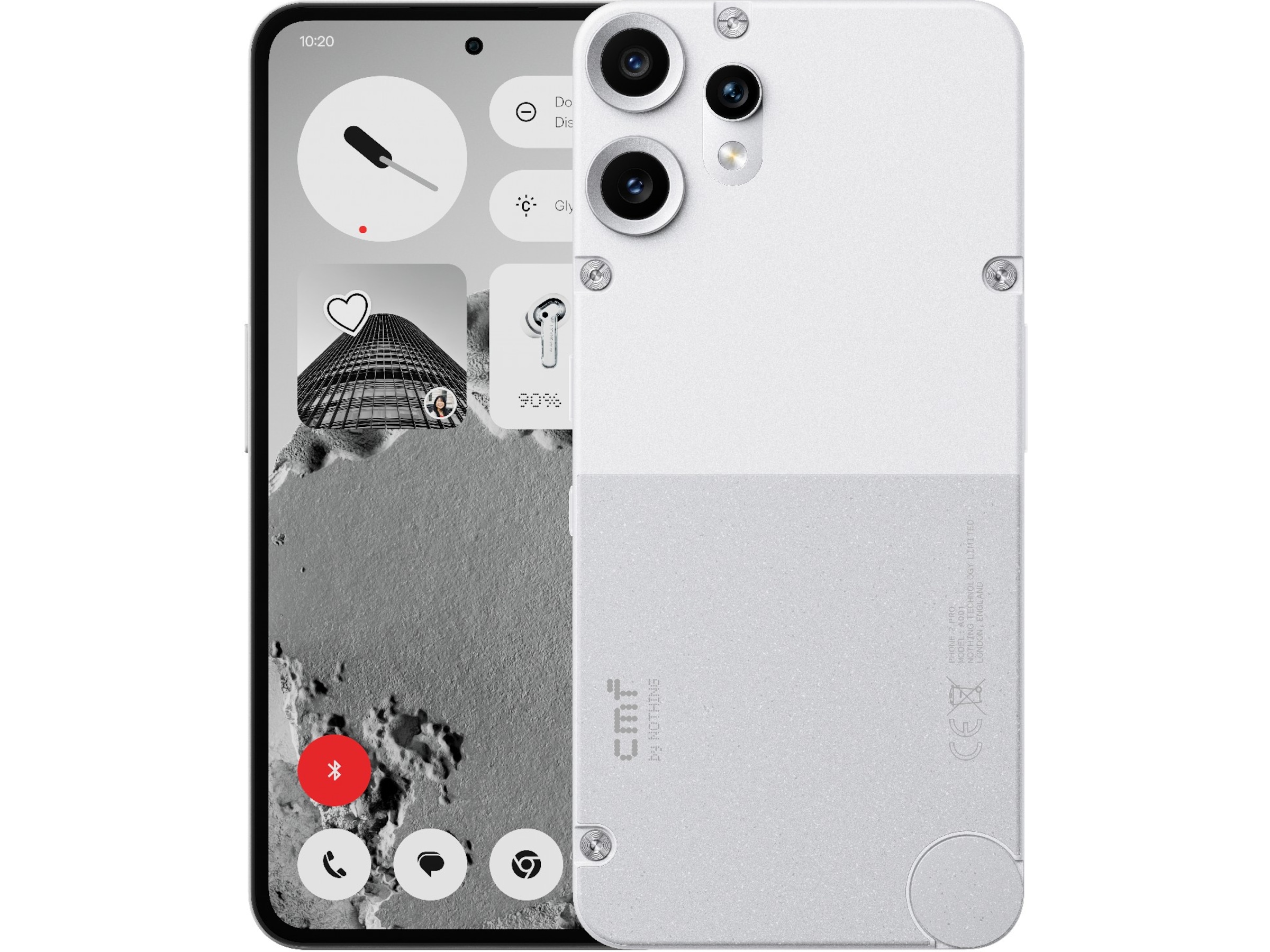 CMF Phone 2 Pro 128GB (vit) Mobiltelefoner