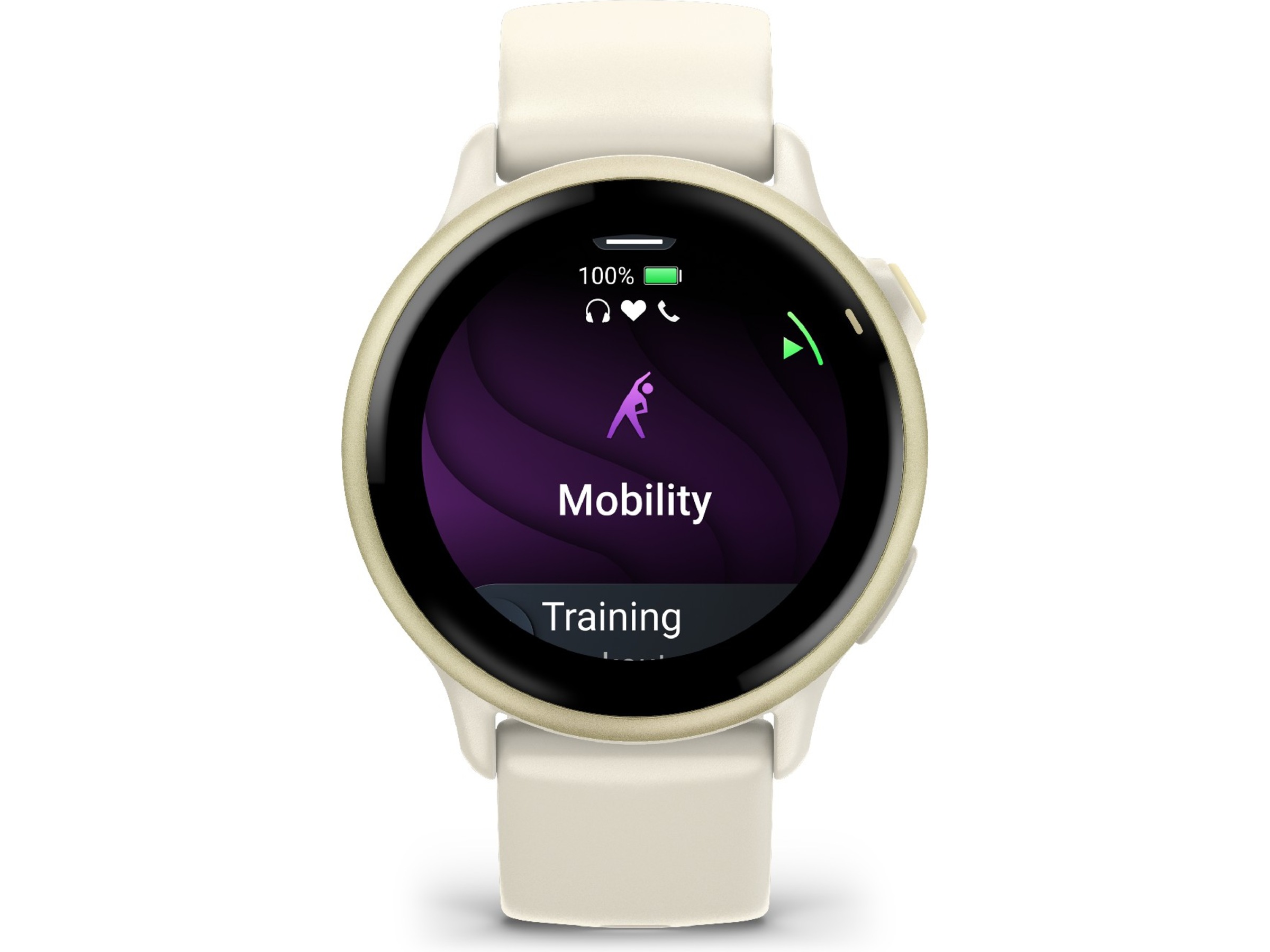 Garmin Vivoactive 6 AMOLED 42mm GPS (bone/lunar gold) -B-Grade Demo watches