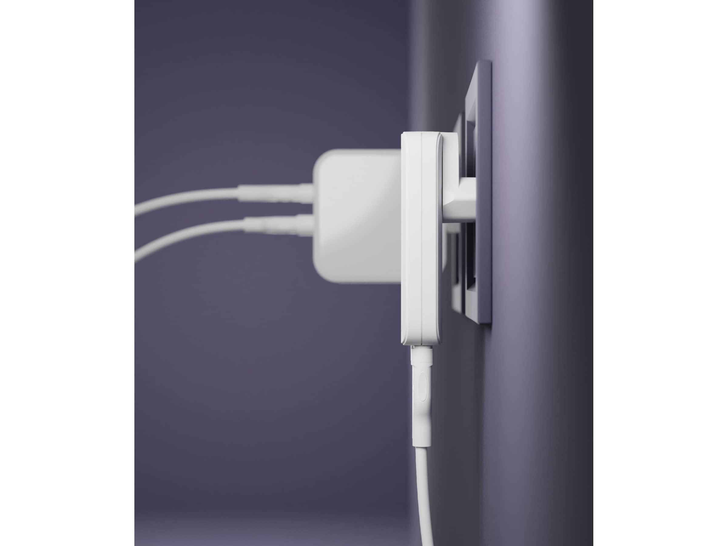 dbramante1928 re-charge Pro EU/US Slim Väggladdare (vit) Mobilladdare