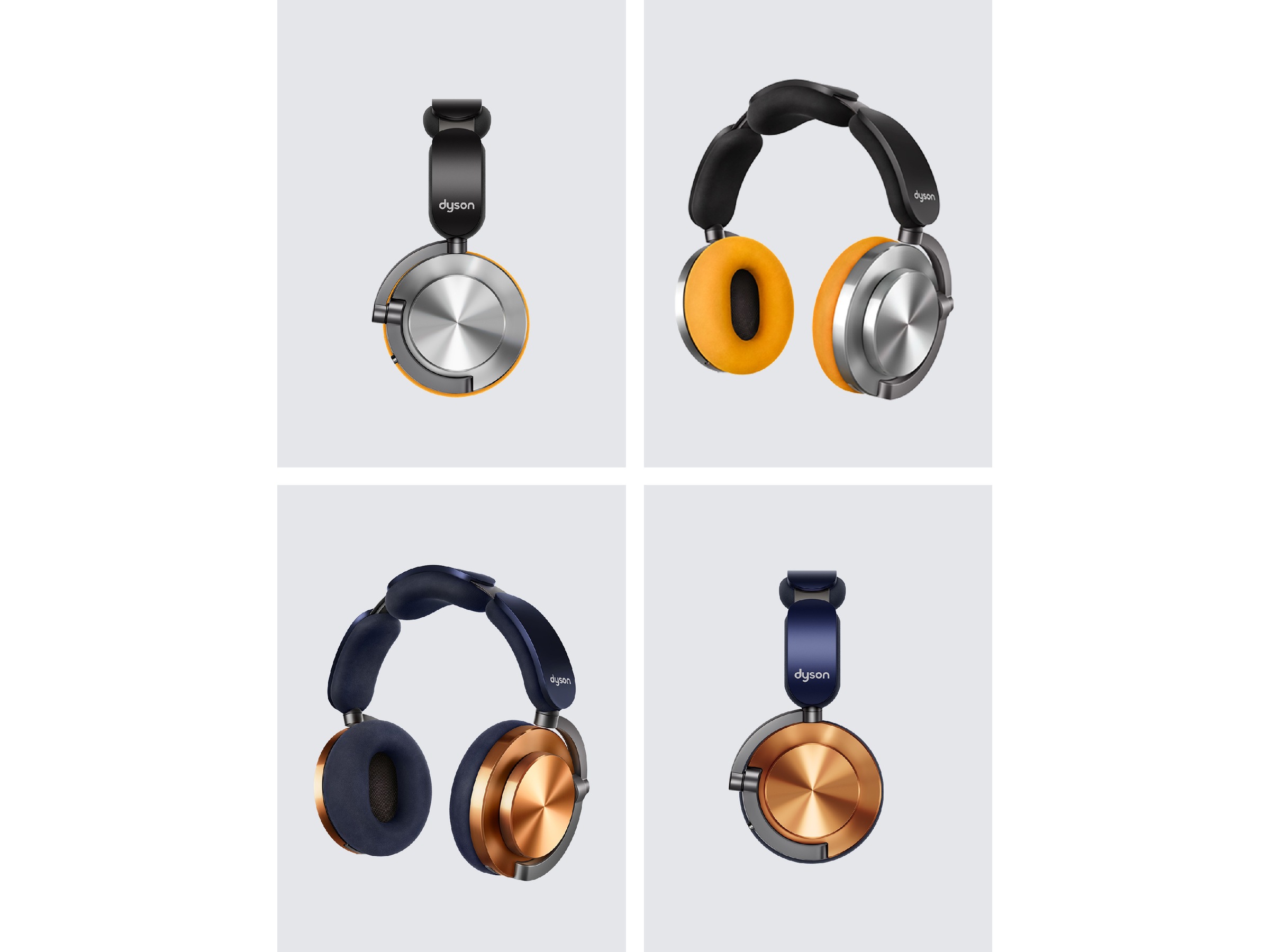 Dyson onTrac CNC Trådlösa Hörlurar, Over-Ear (aluminium) -B-Grade Demo headset