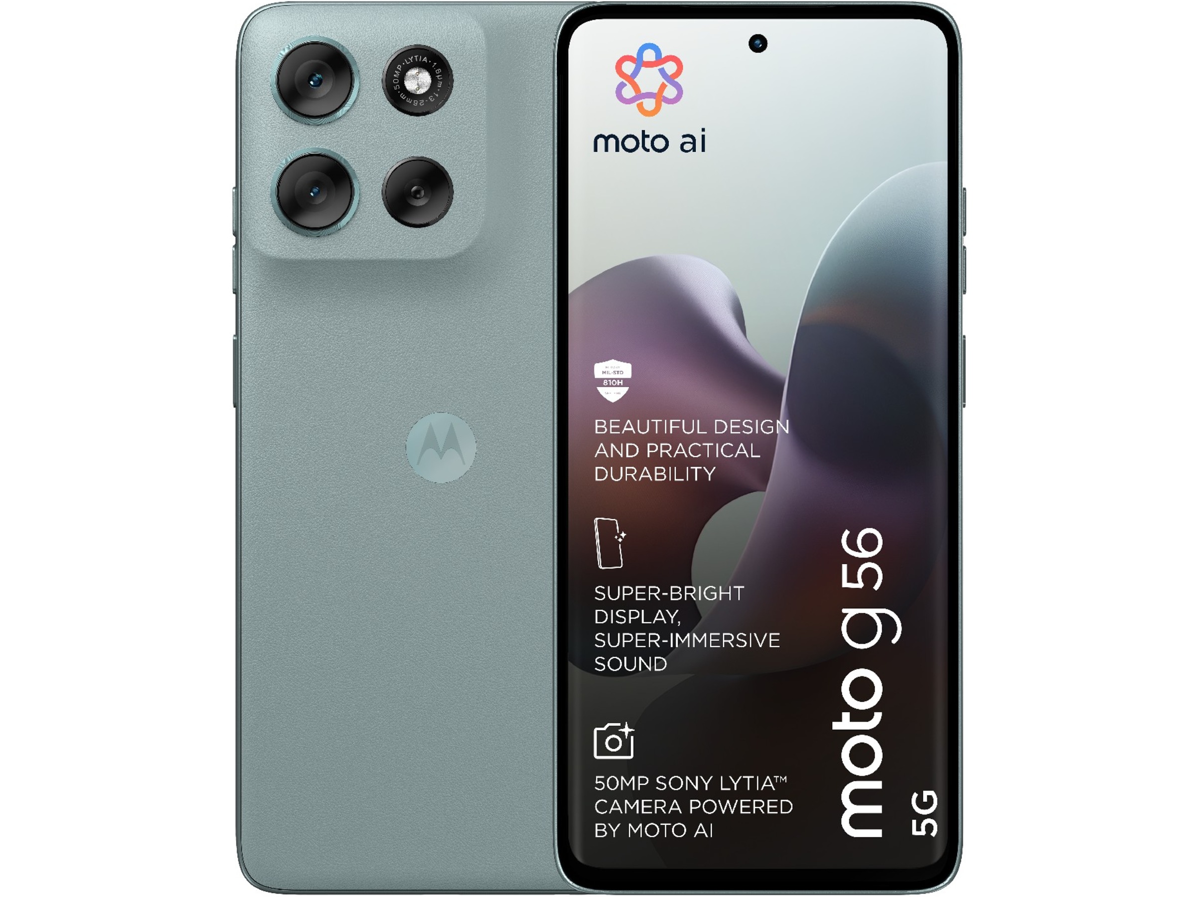 Motorola G56 256GB (gray mist) Mobiltelefoner
