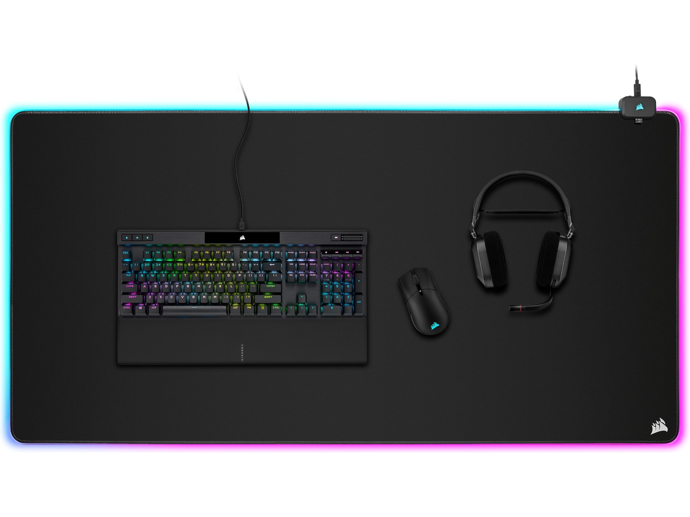 Corsair MM700 RGB Extended 3XL Gamingmusmatta (svart) Gamingmusmatta
